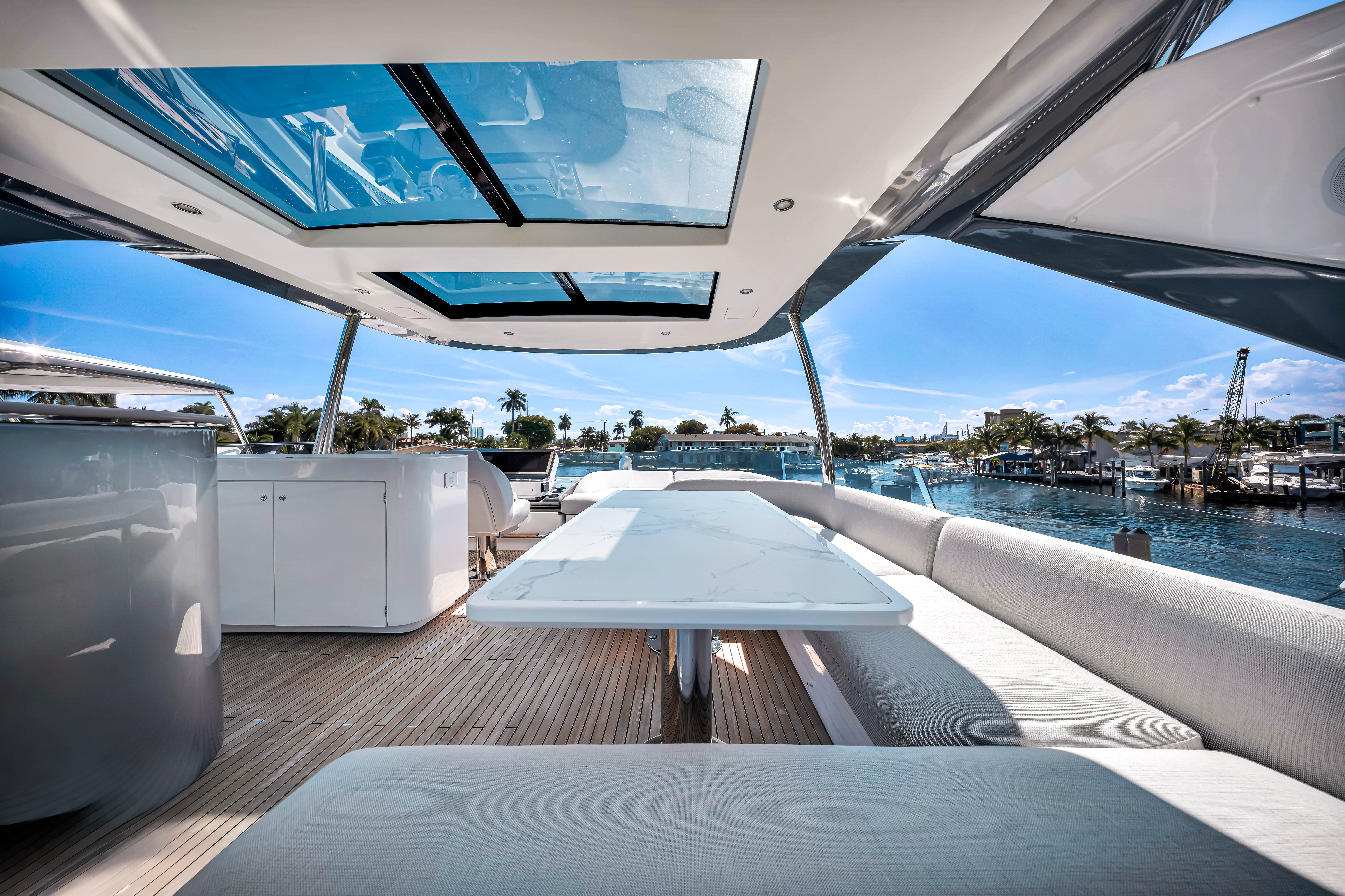 80ft Azimut 78 fly (2024) yacht rental Miami - premium amenities and entertainment system
