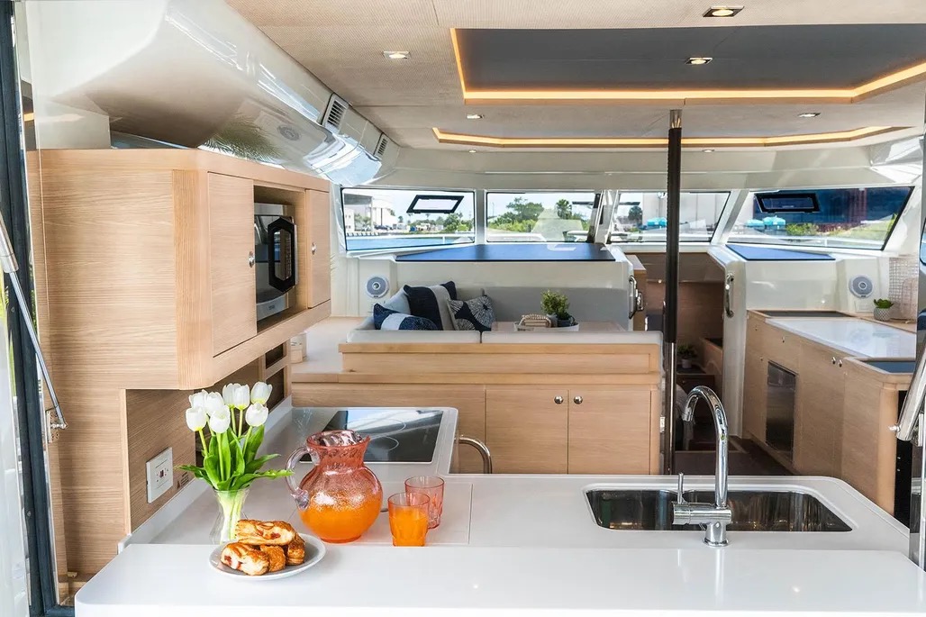 44ft Aquila Power Catamaran (2024) yacht rental Miami - premium amenities and entertainment system