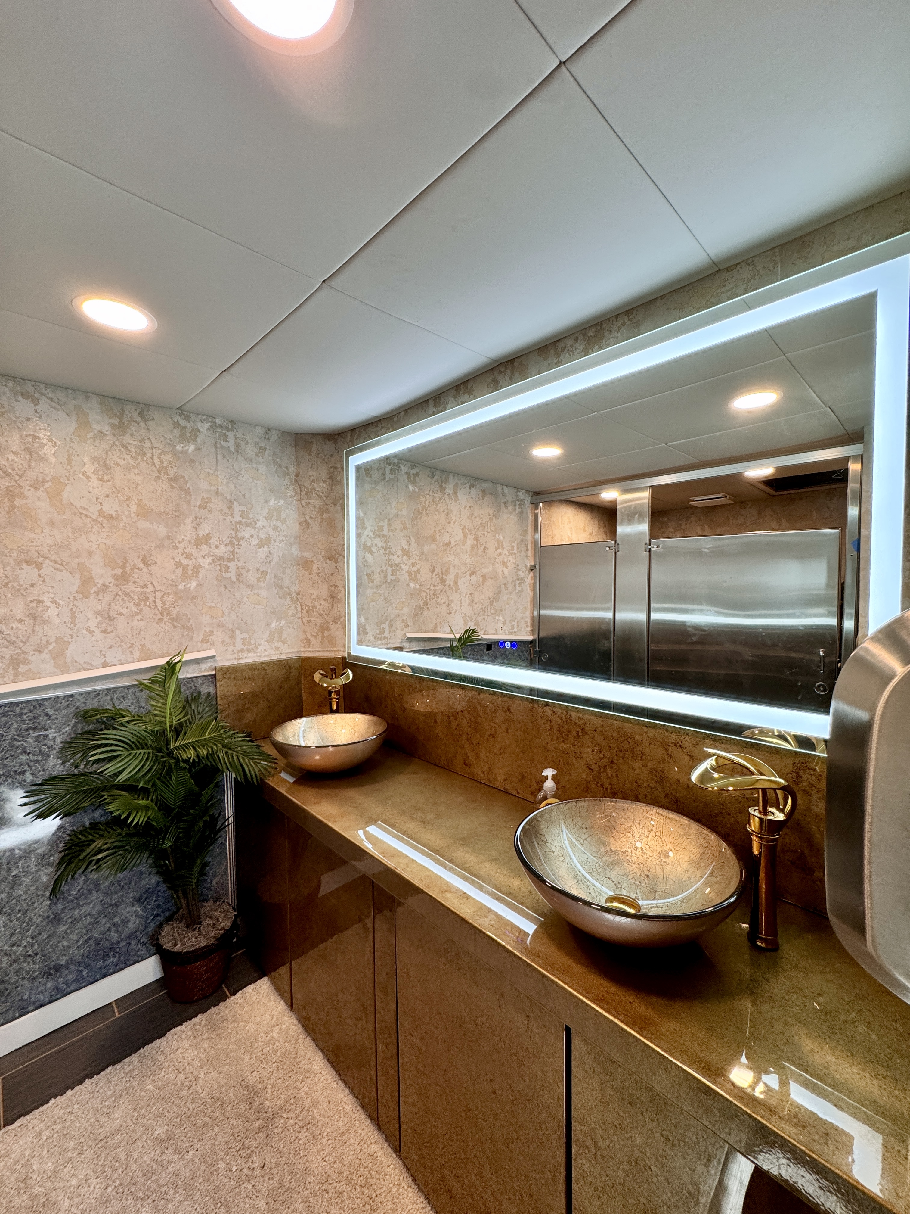 115ft Upus yacht rental Miami - galley kitchen for catered yacht events