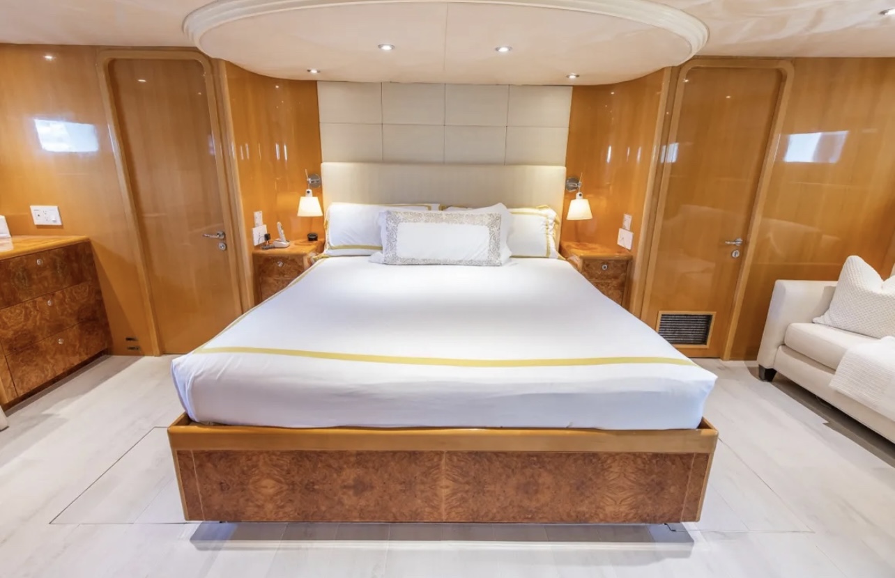 120ft Baglietto yacht rental Miami - galley kitchen for catered yacht events