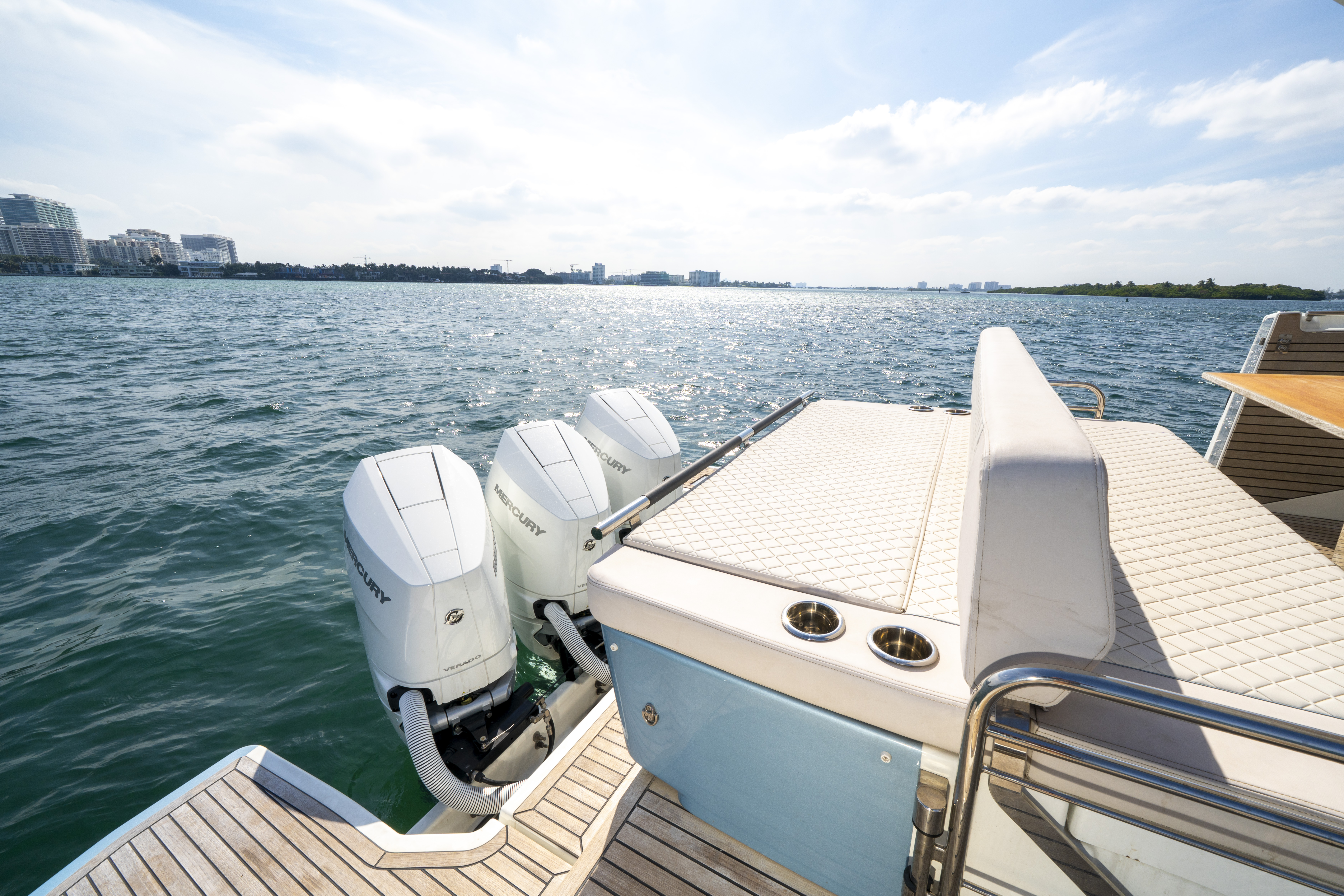 45ft Jeanneau (2024) yacht rental Miami - premium amenities and entertainment system
