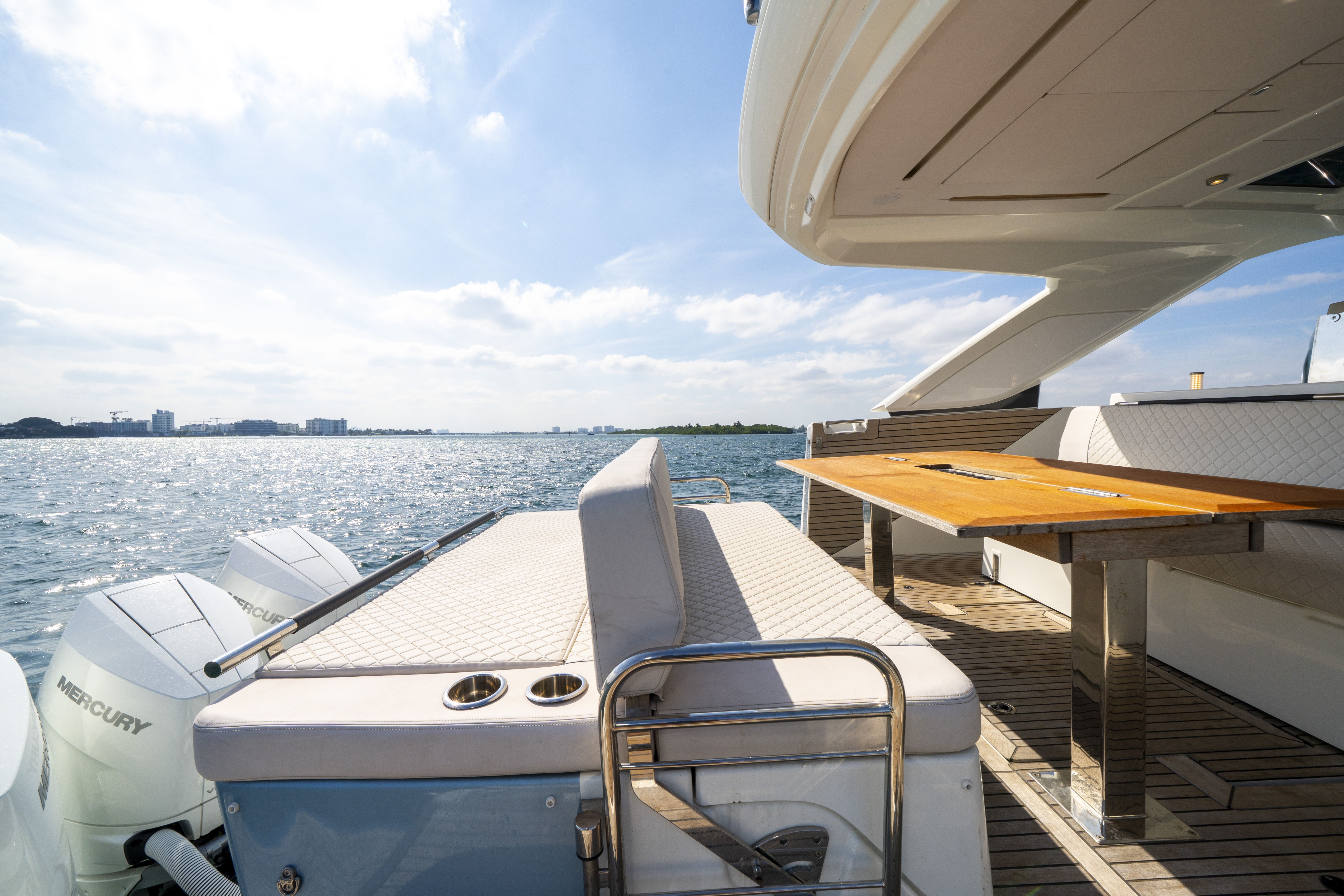 45ft Jeanneau (2024) yacht rental Miami - navigation bridge and helm station