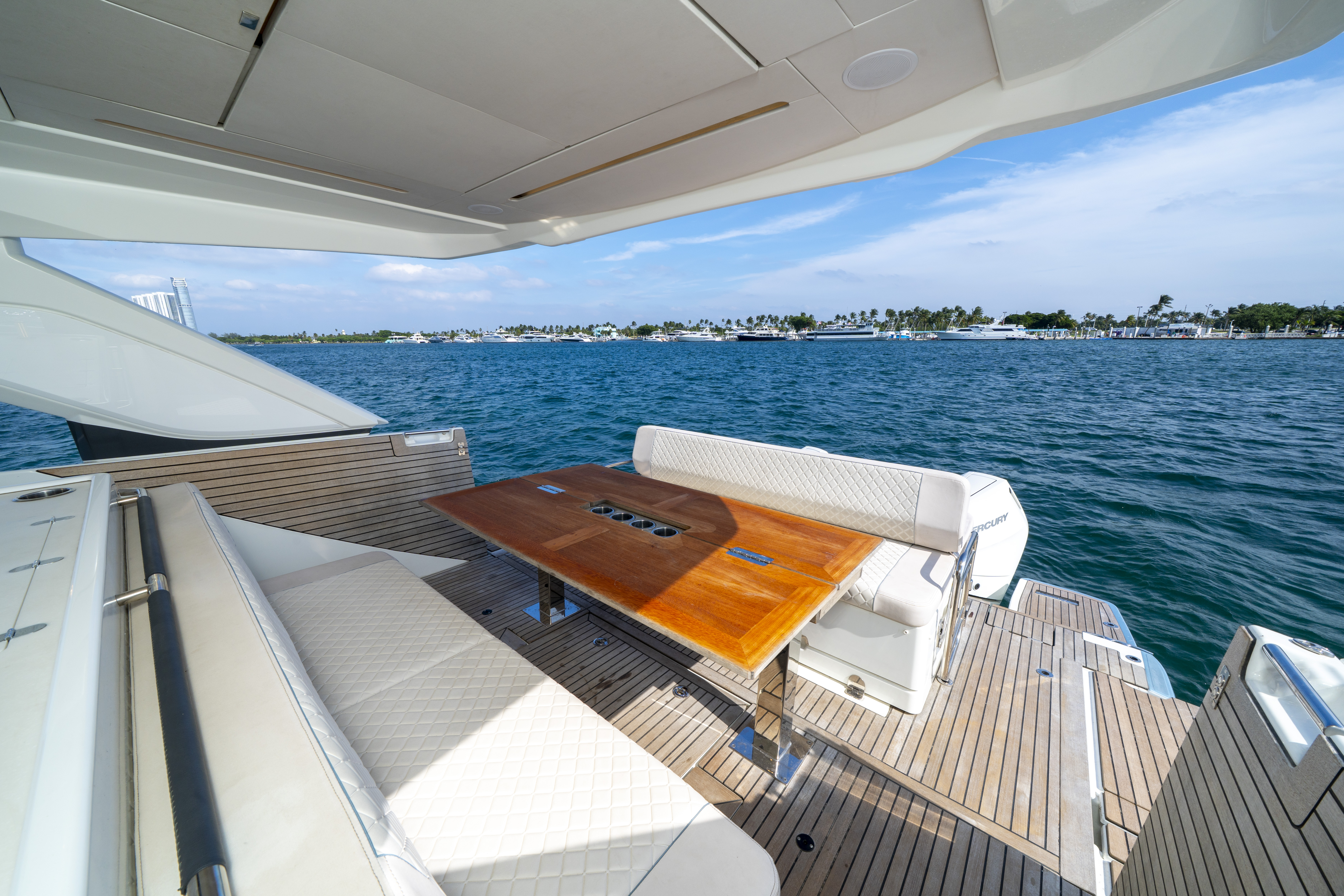 45ft Jeanneau (2024) yacht rental Miami - galley kitchen for catered yacht events