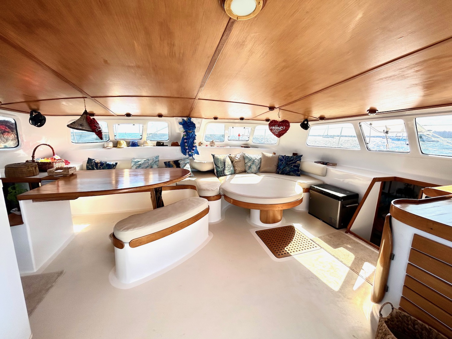 48ft Sailing Cat yacht rental Miami - premium amenities and entertainment system