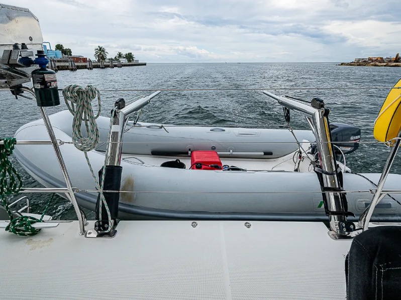 45ft Lagoon 450F (2018) yacht rental Miami - galley kitchen for catered yacht events