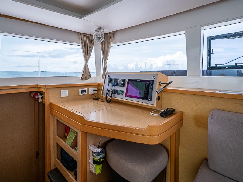 45ft Lagoon 450F (2018) yacht rental Miami - spacious deck area ideal for sunset cruises and bachelorette parties