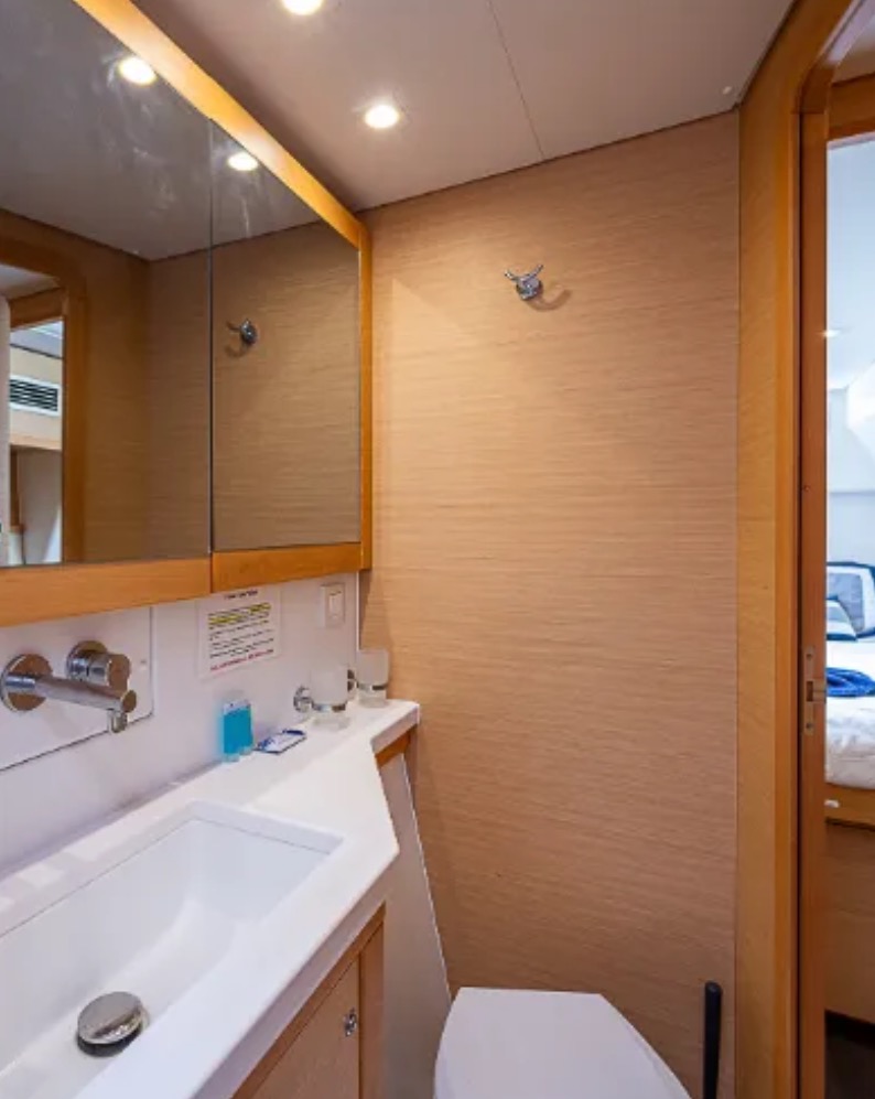 45ft Lagoon 450F (2018) yacht rental Miami - comfortable lounge area for group celebrations
