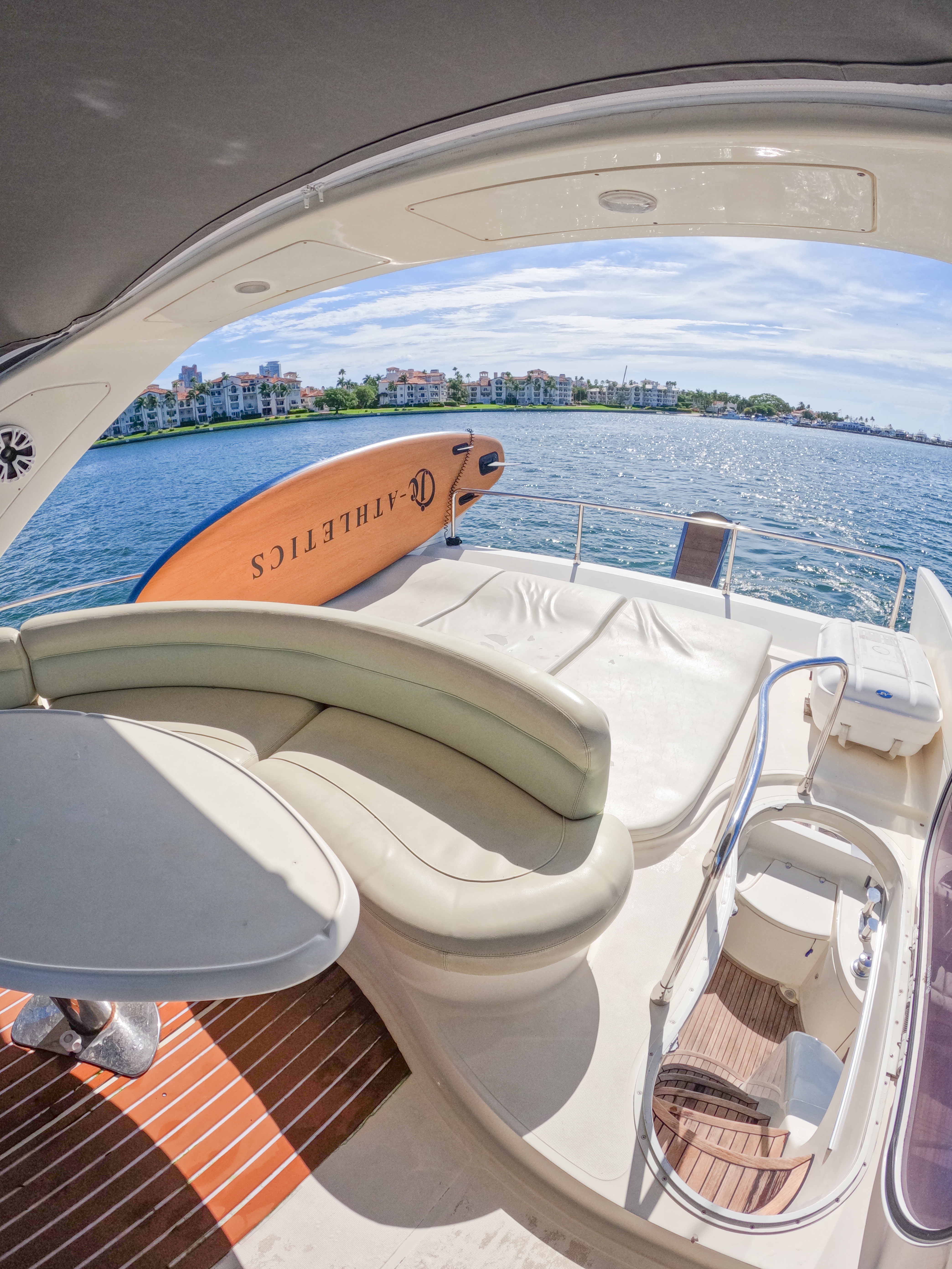 60ft Azimut Ross yacht rental Miami - water toys and recreational equipment