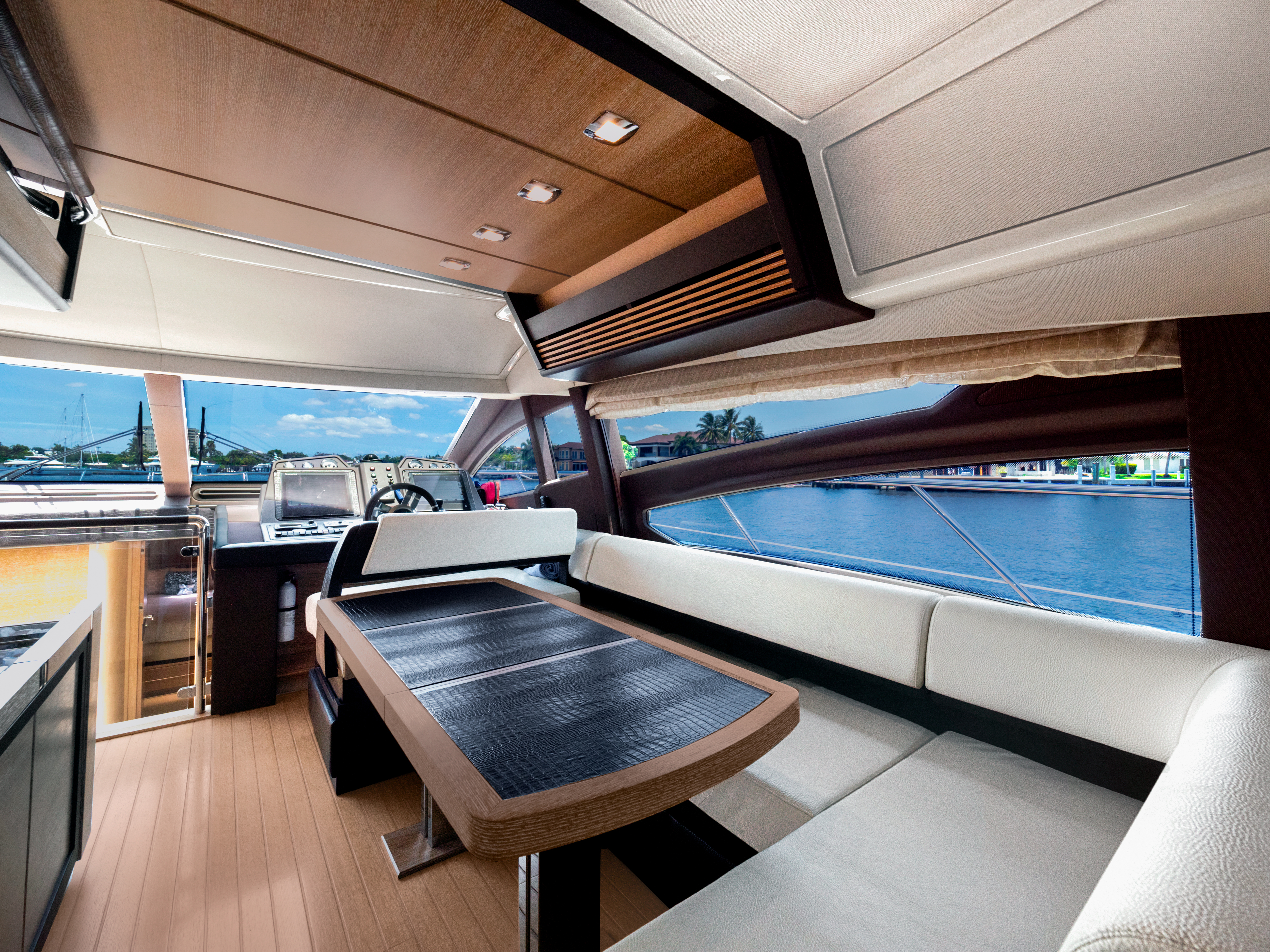 64ft Azimut - FLL yacht rental Miami - premium amenities and entertainment system