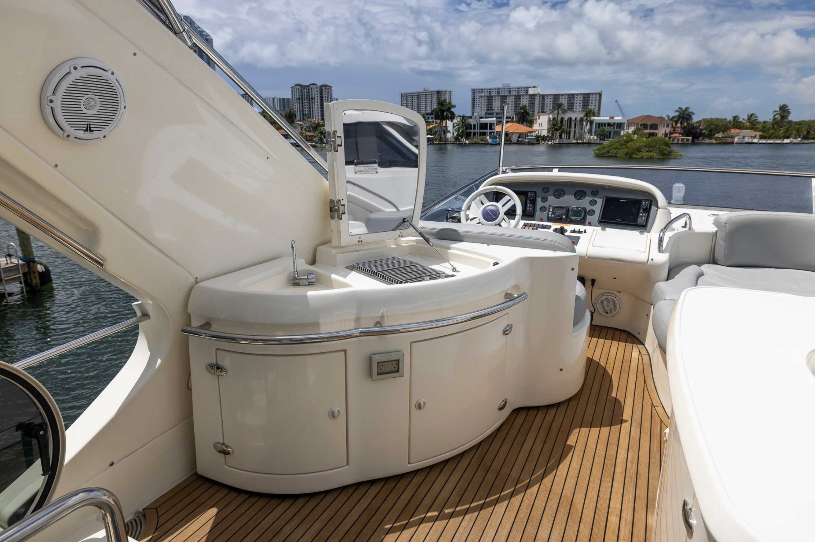 65ft Azimut VC yacht rental Miami - water toys and recreational equipment