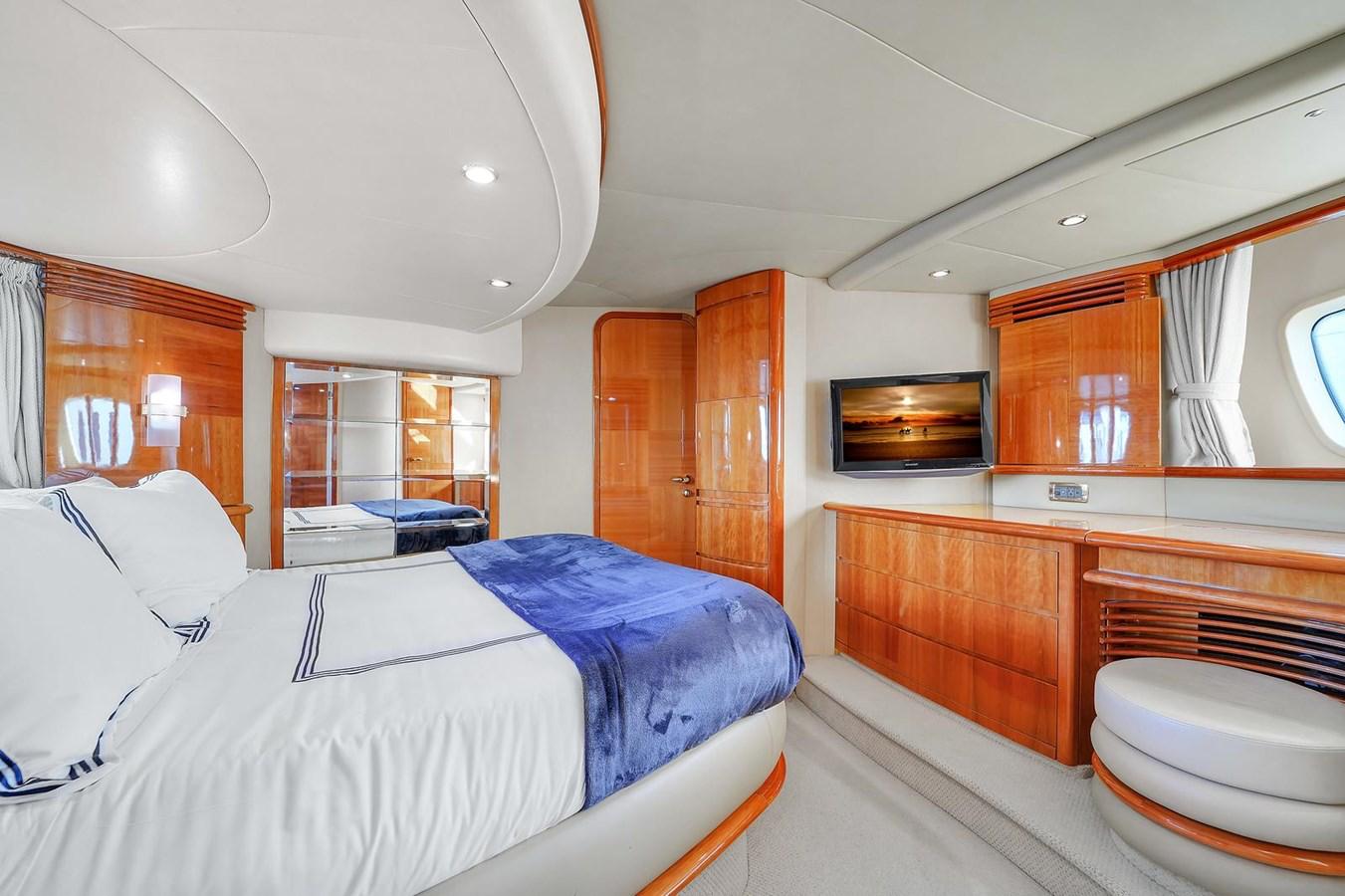 65ft Azimut VC yacht rental Miami - elegant interior salon for corporate events and private gatherings