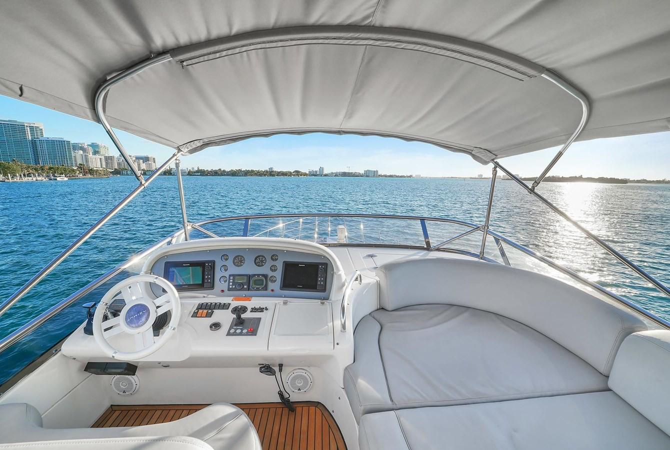 65ft Azimut VC yacht rental Miami - premium amenities and entertainment system