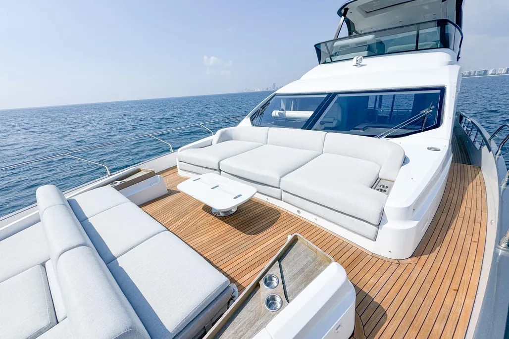 70ft Azimut 68 Fly (2023) yacht rental Miami - premium amenities and entertainment system