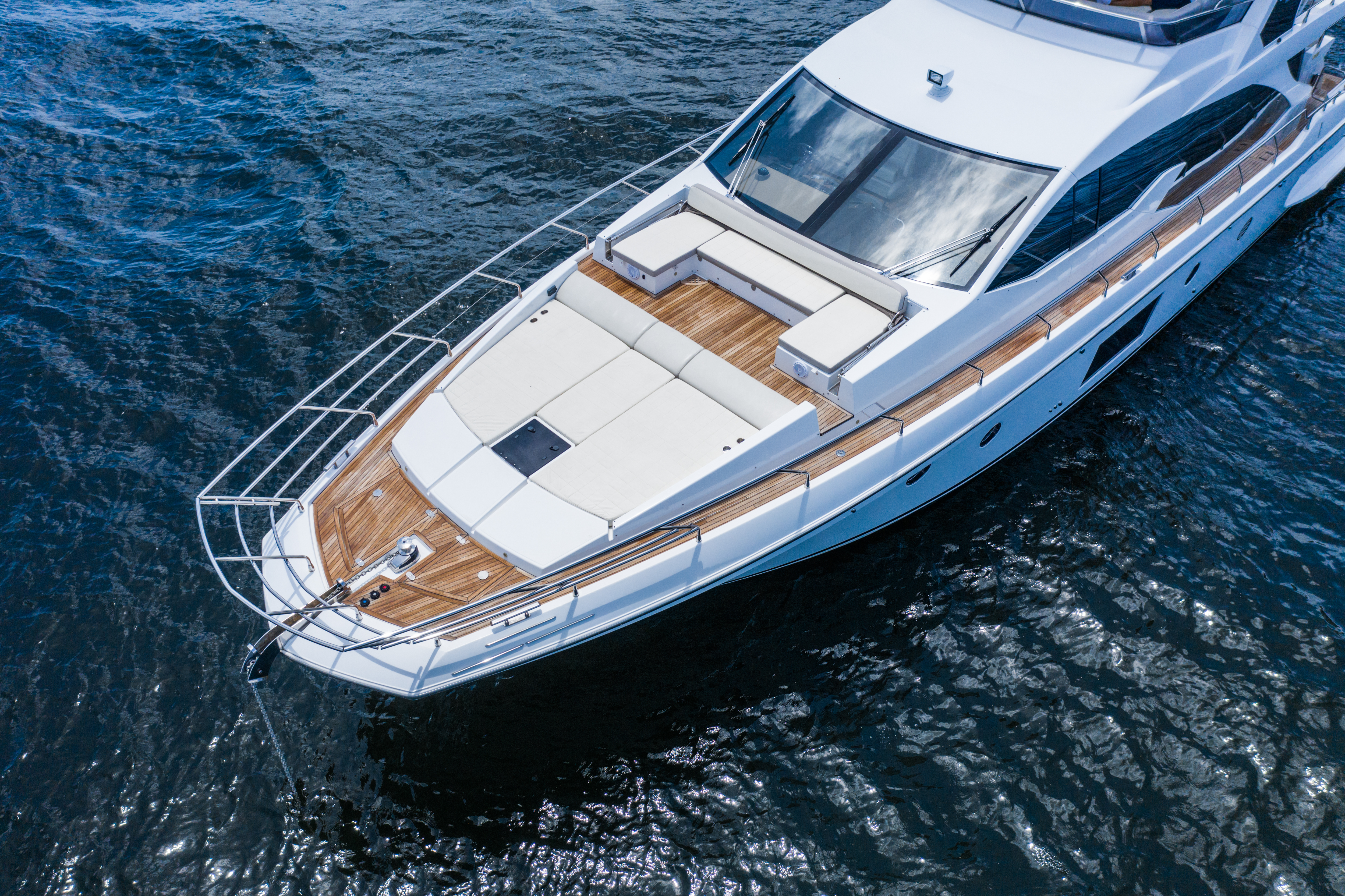 70ft Azimut GB yacht rental Miami - premium amenities and entertainment system