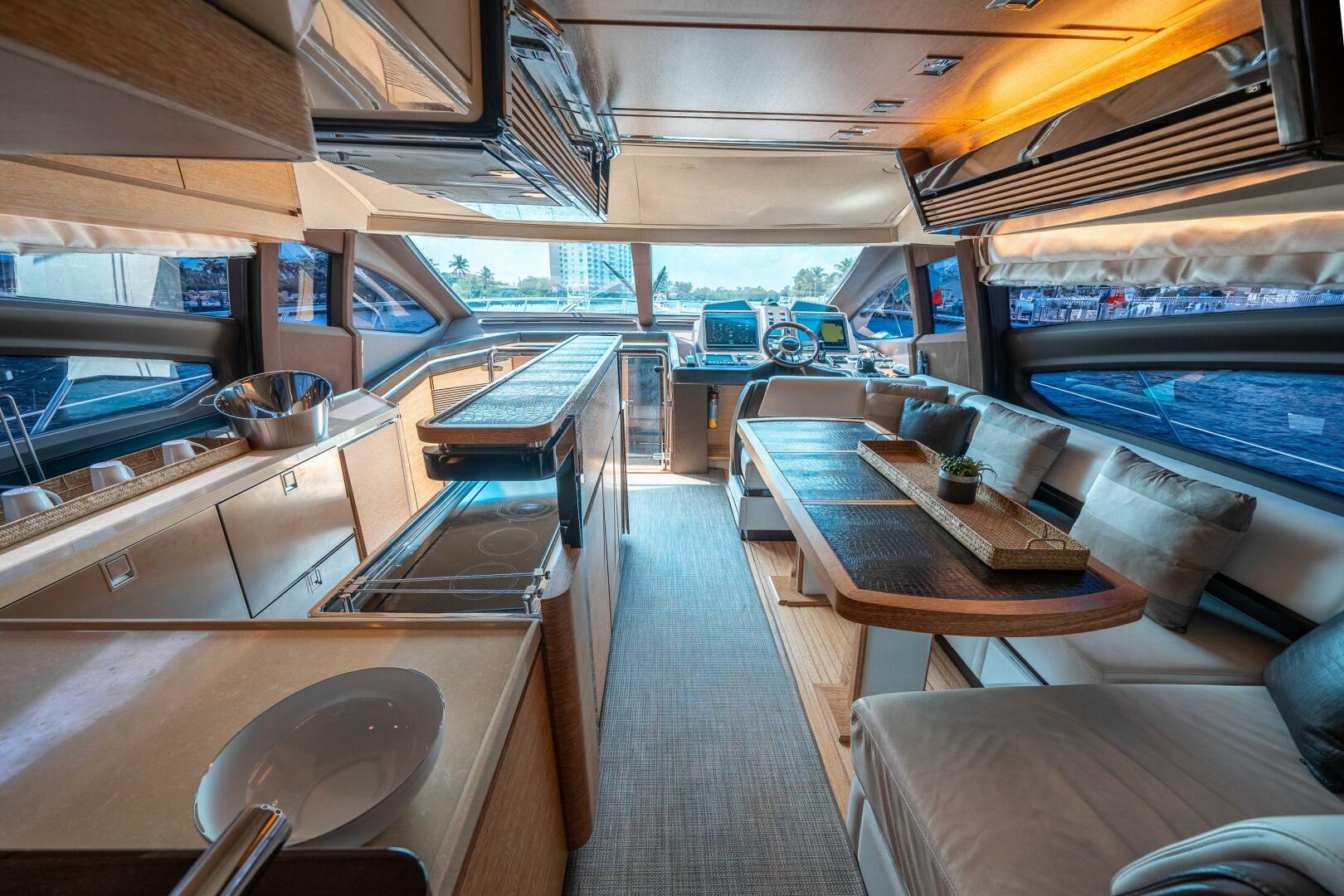 70ft Azimut W yacht rental Miami - premium amenities and entertainment system