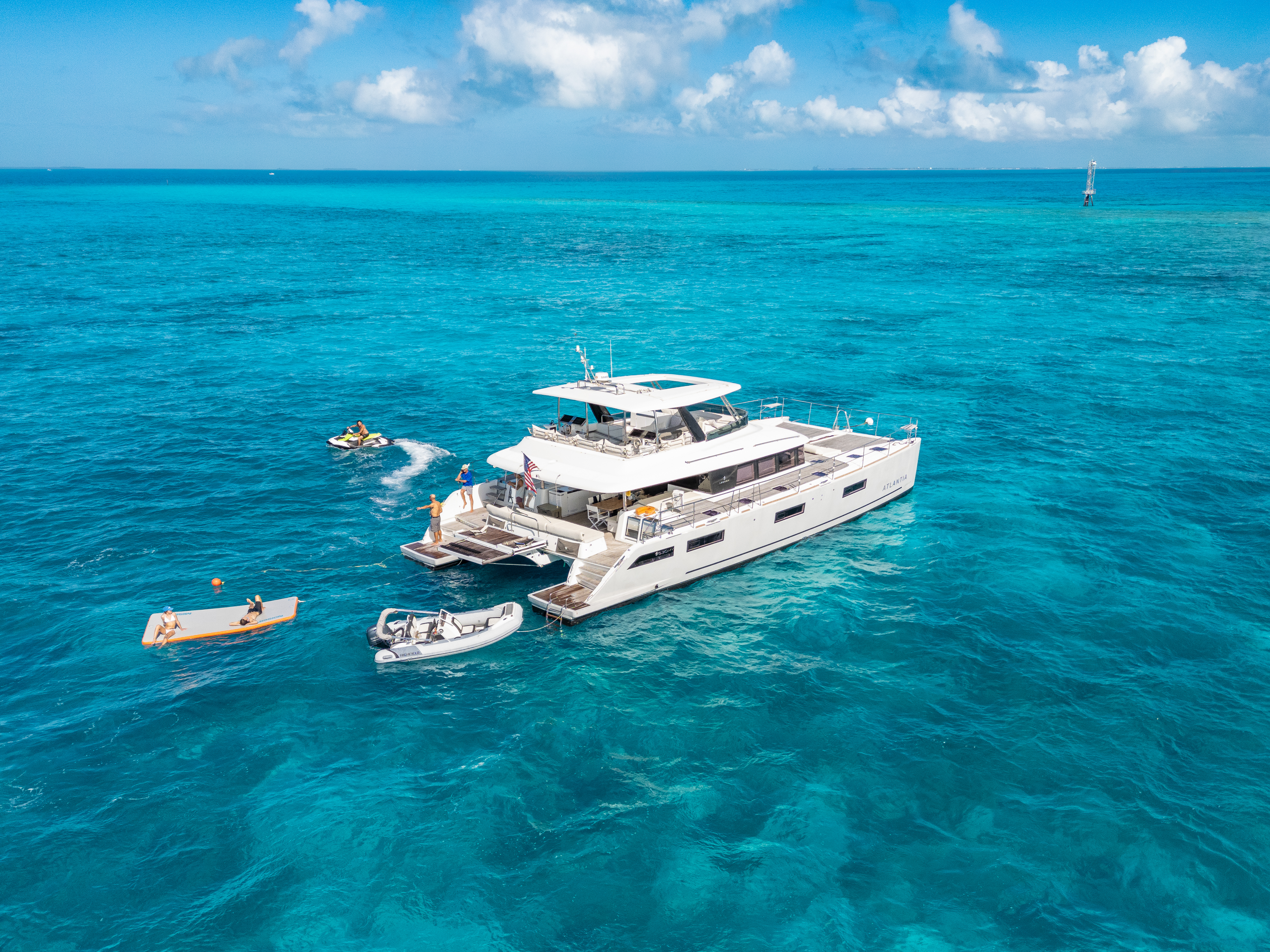 70ft Lagoon (2020) yacht rental Miami - water toys and recreational equipment