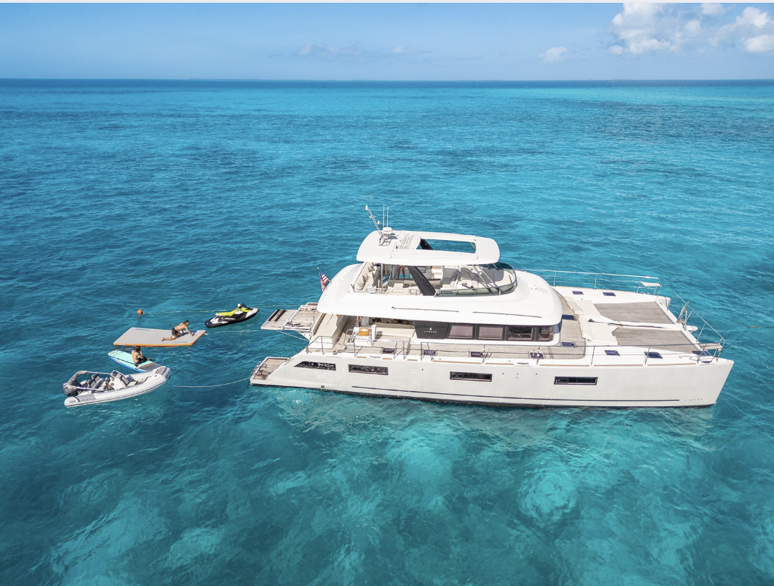 70ft Lagoon (2020) yacht rental Miami - premium amenities and entertainment system