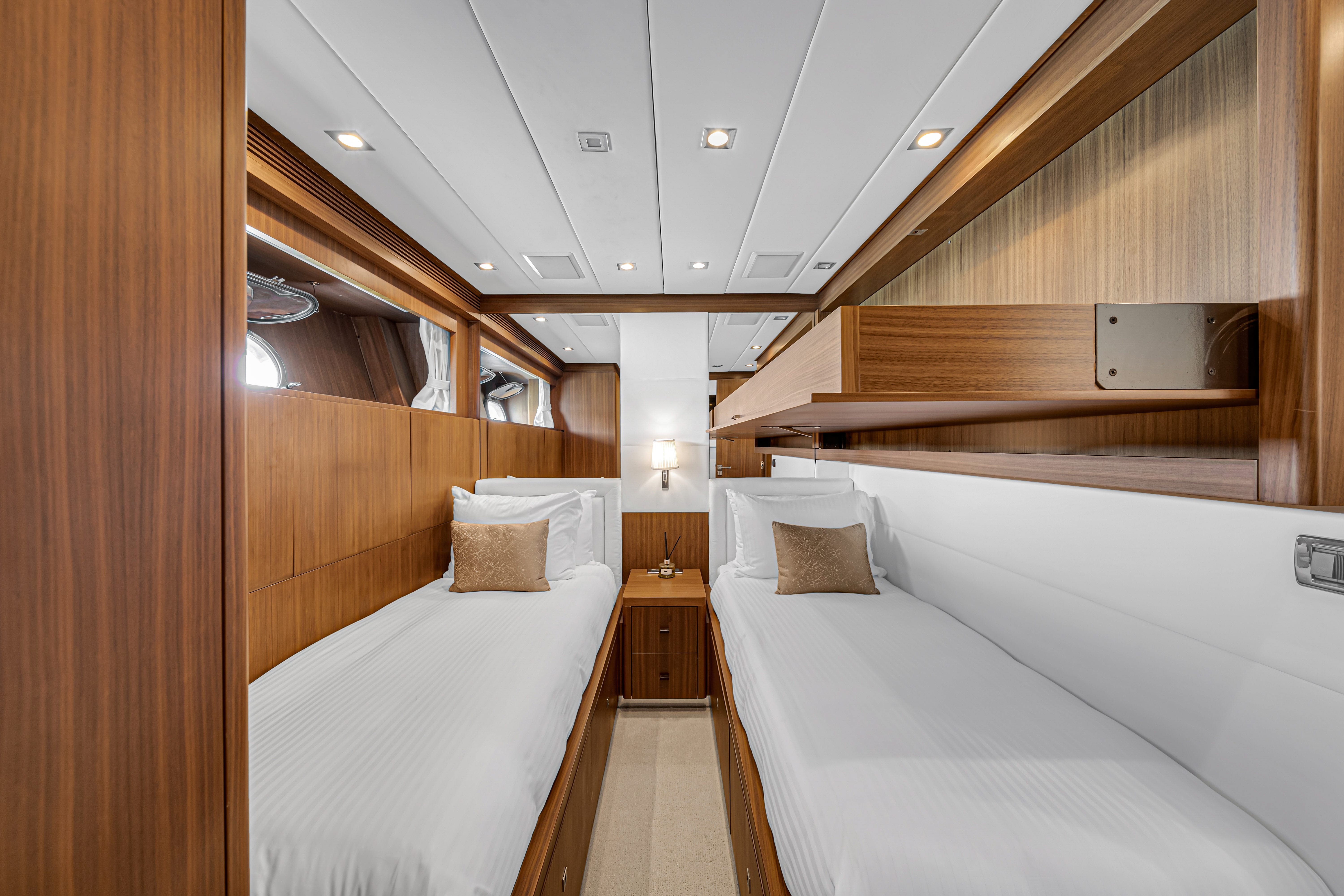 105ft Leopard (2022) yacht rental Miami - spacious deck area ideal for sunset cruises and bachelorette parties