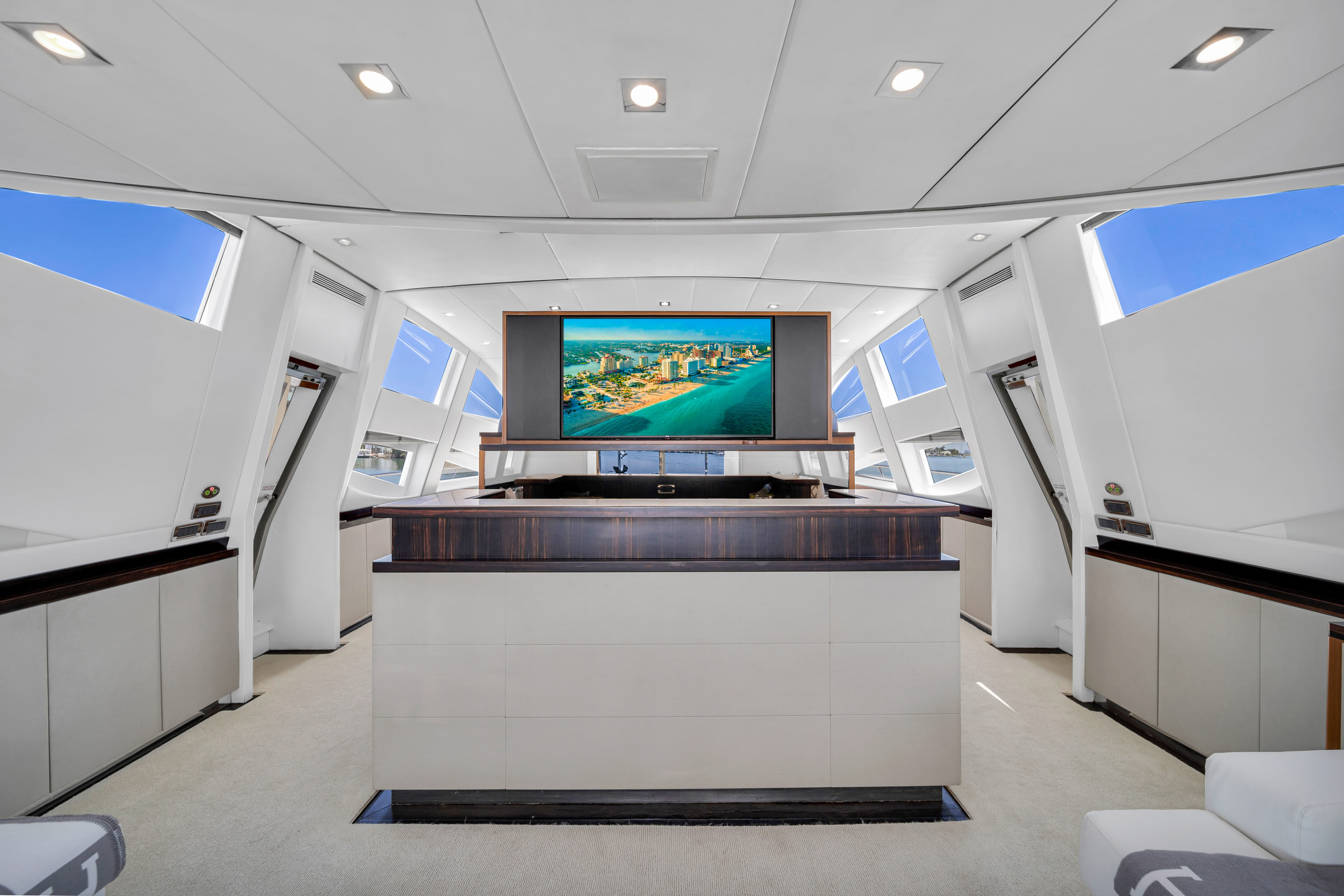 105ft Leopard (2022) yacht rental Miami - spacious deck area ideal for sunset cruises and bachelorette parties