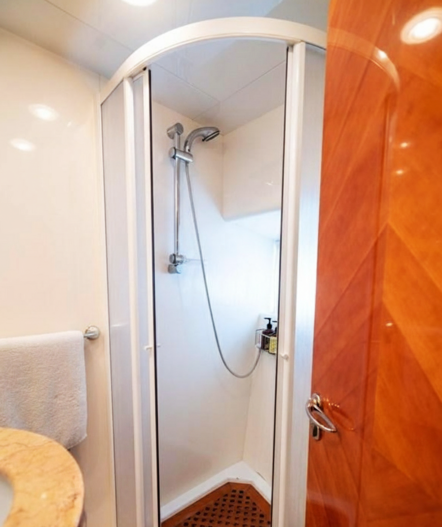 80ft Uniesse L yacht rental Miami - spacious deck area ideal for sunset cruises and bachelorette parties