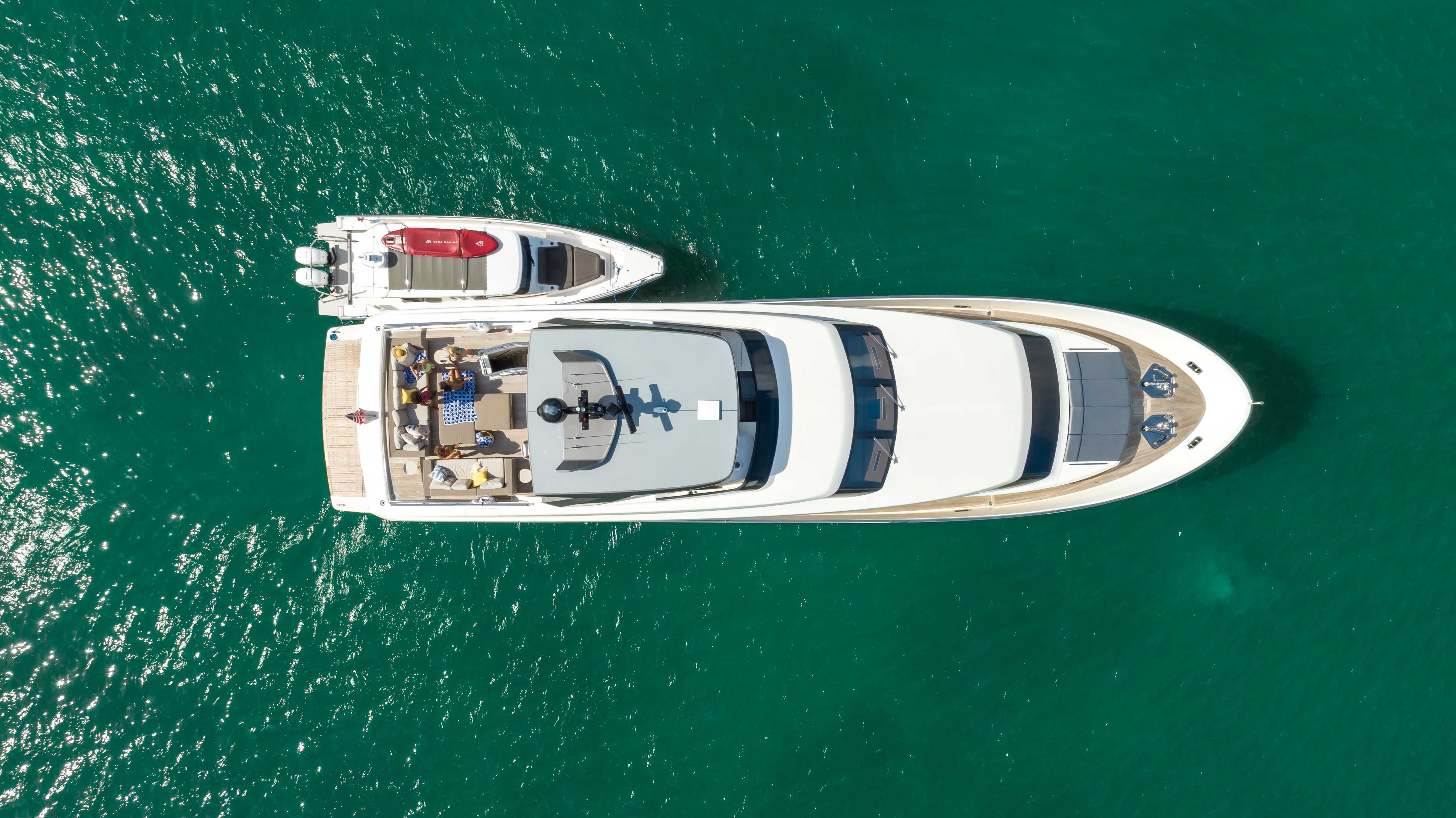 97ft San Lorenzo yacht rental Miami - water toys and recreational equipment