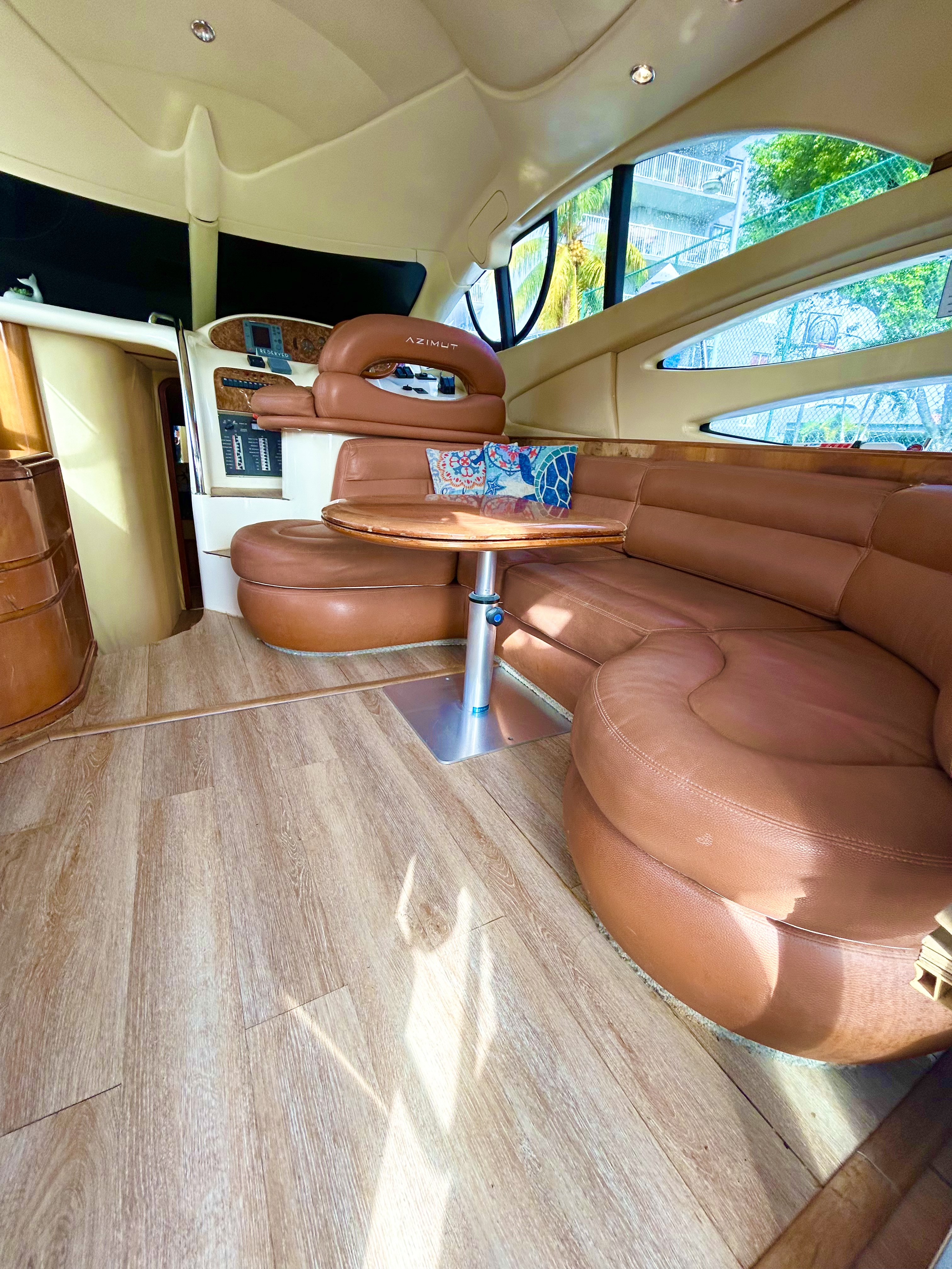 45ft Azimut D yacht rental Miami - premium amenities and entertainment system