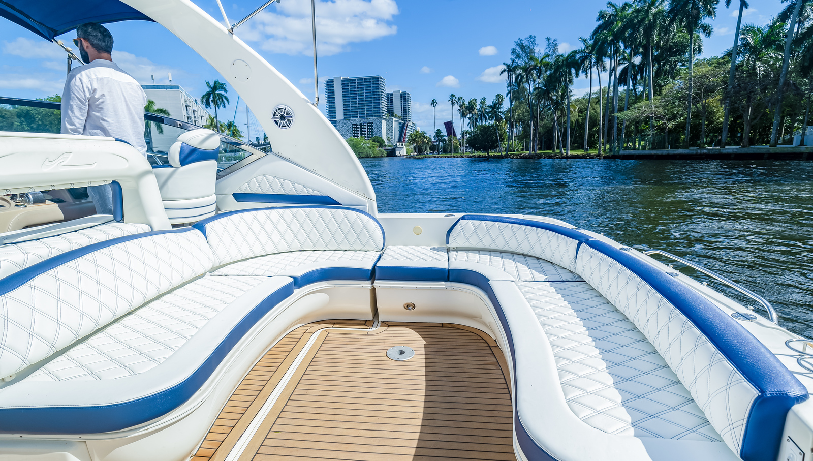 50ft Sundancer yacht rental Miami - water toys and recreational equipment