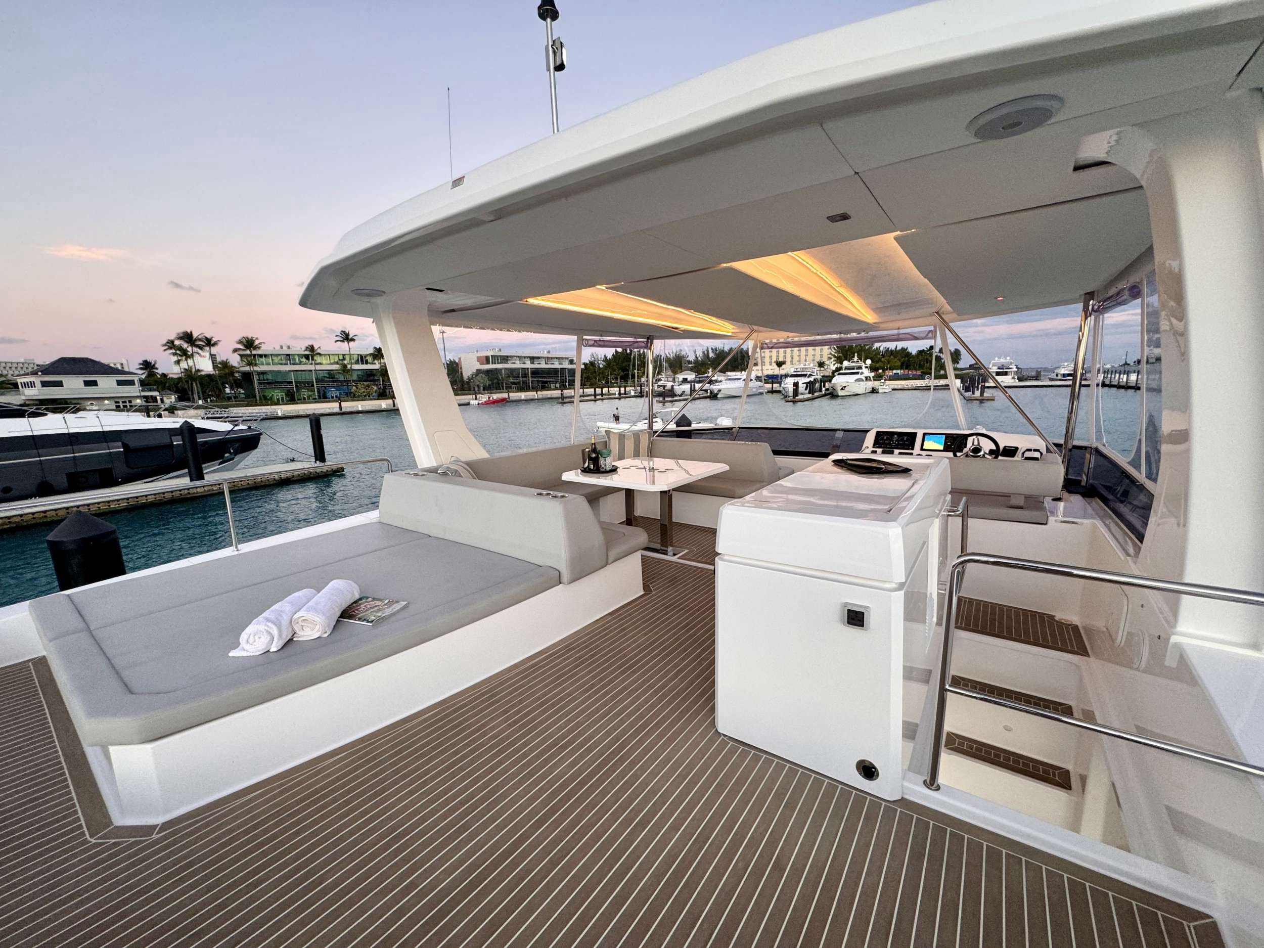 53ft Leopard (2023) yacht rental Miami - premium amenities and entertainment system
