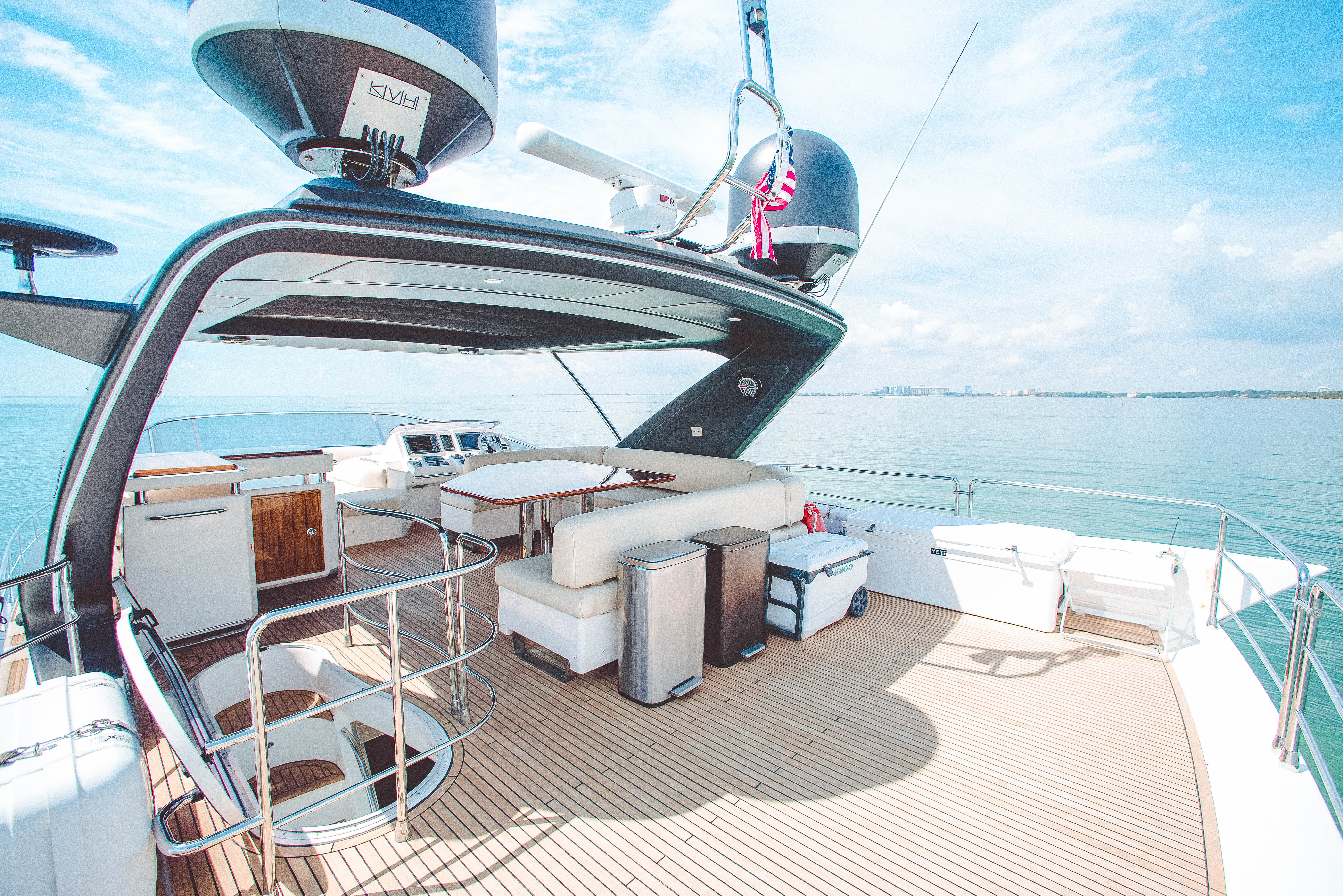 70ft Azimut F (2025R) yacht rental Miami - premium amenities and entertainment system