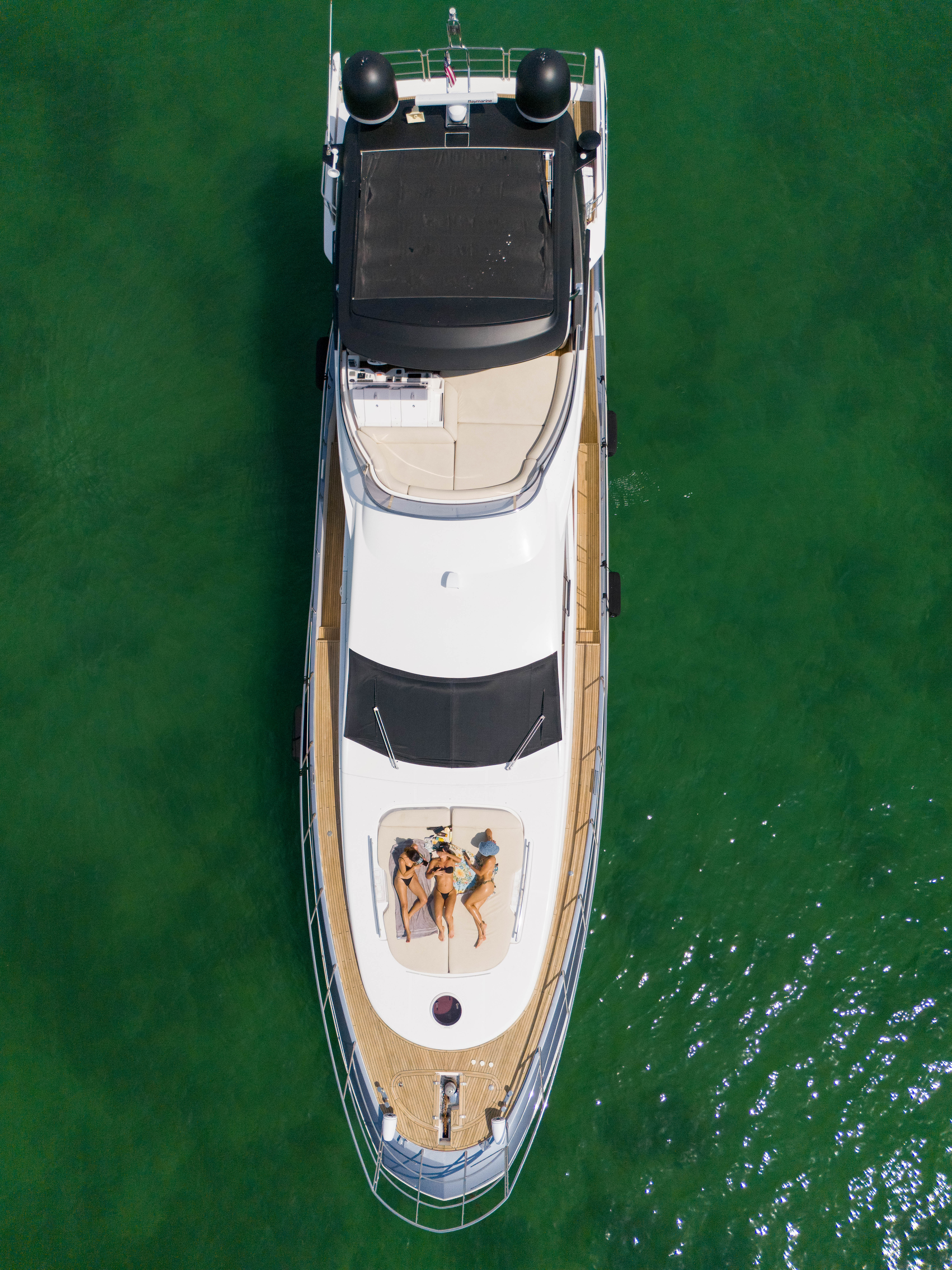 70ft Azimut F (2025R) yacht rental Miami - galley kitchen for catered yacht events