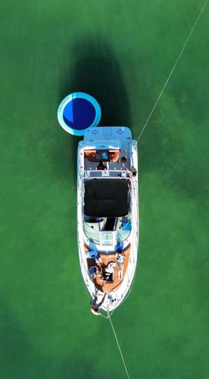 35ft Searay yacht rental Miami - galley kitchen for catered yacht events