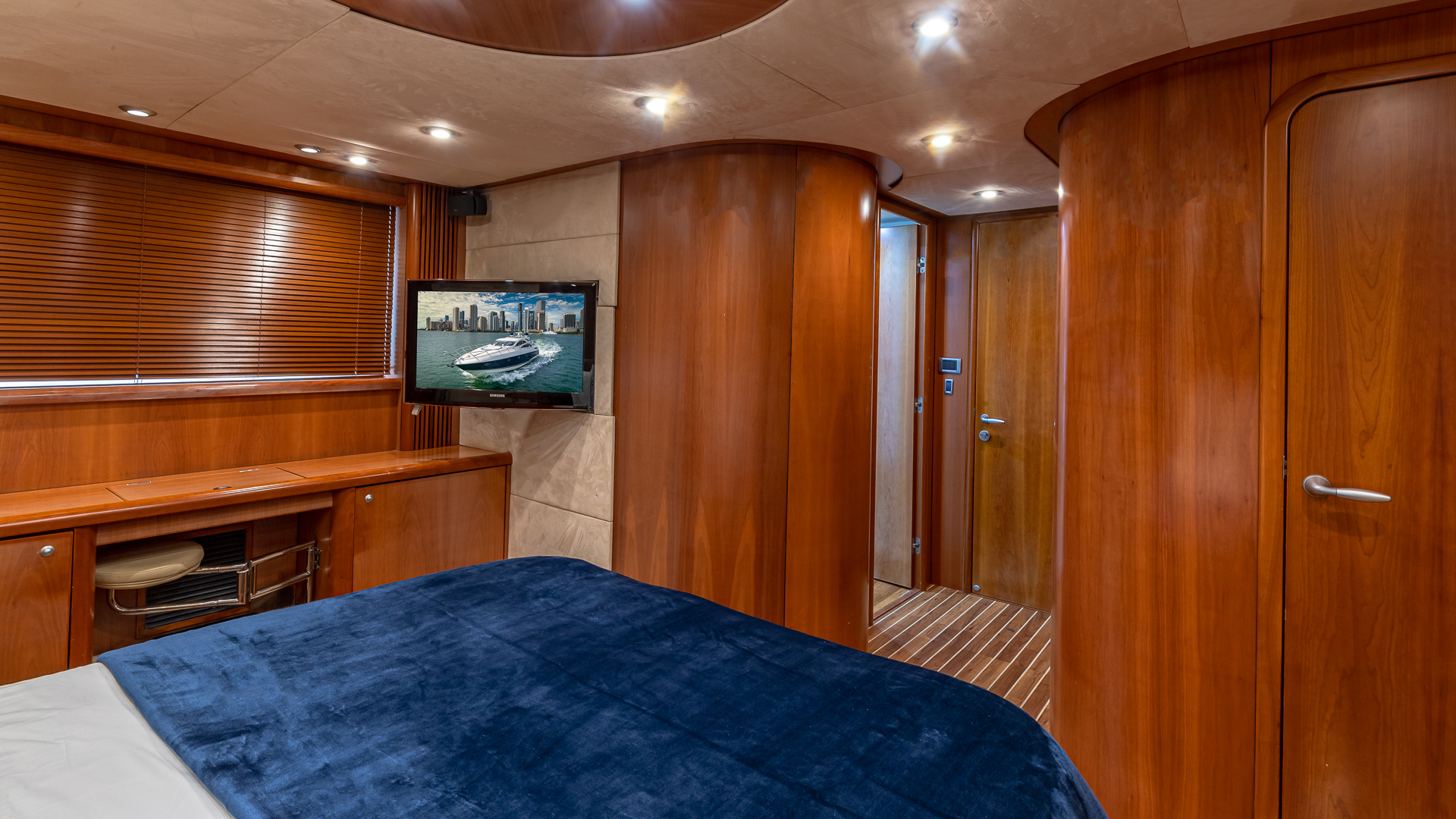 75ft Sunseeker Aquah yacht rental Miami - galley kitchen for catered yacht events