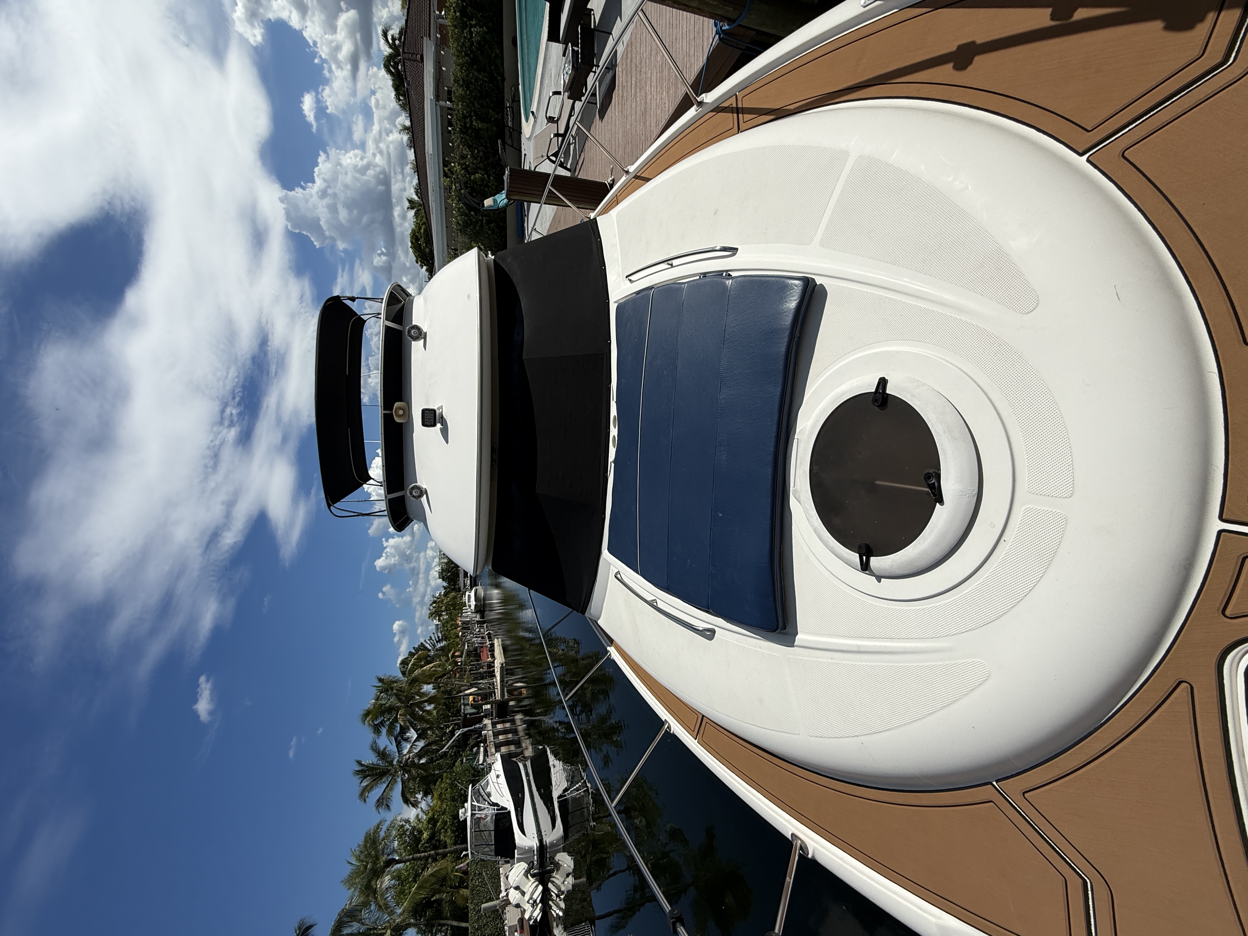 50ft Meridian O yacht rental Miami - galley kitchen for catered yacht events