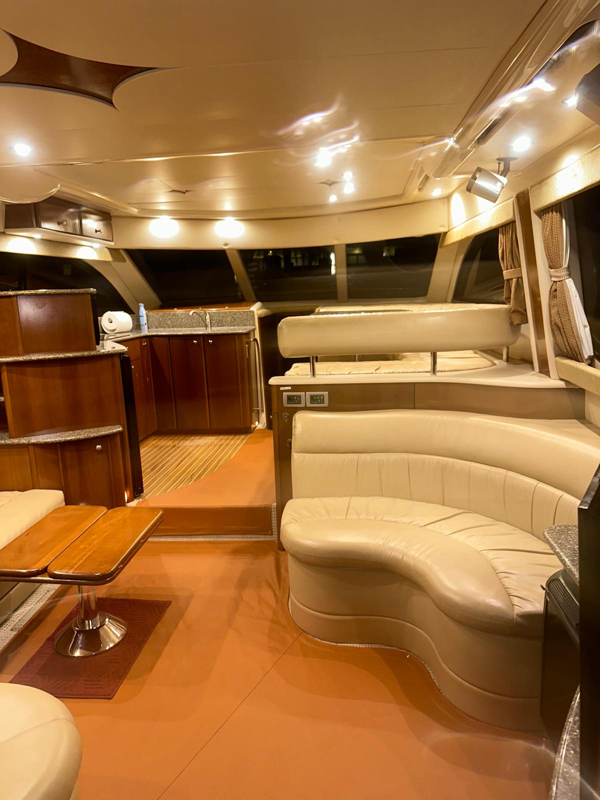 50ft Meridian O yacht rental Miami - premium amenities and entertainment system
