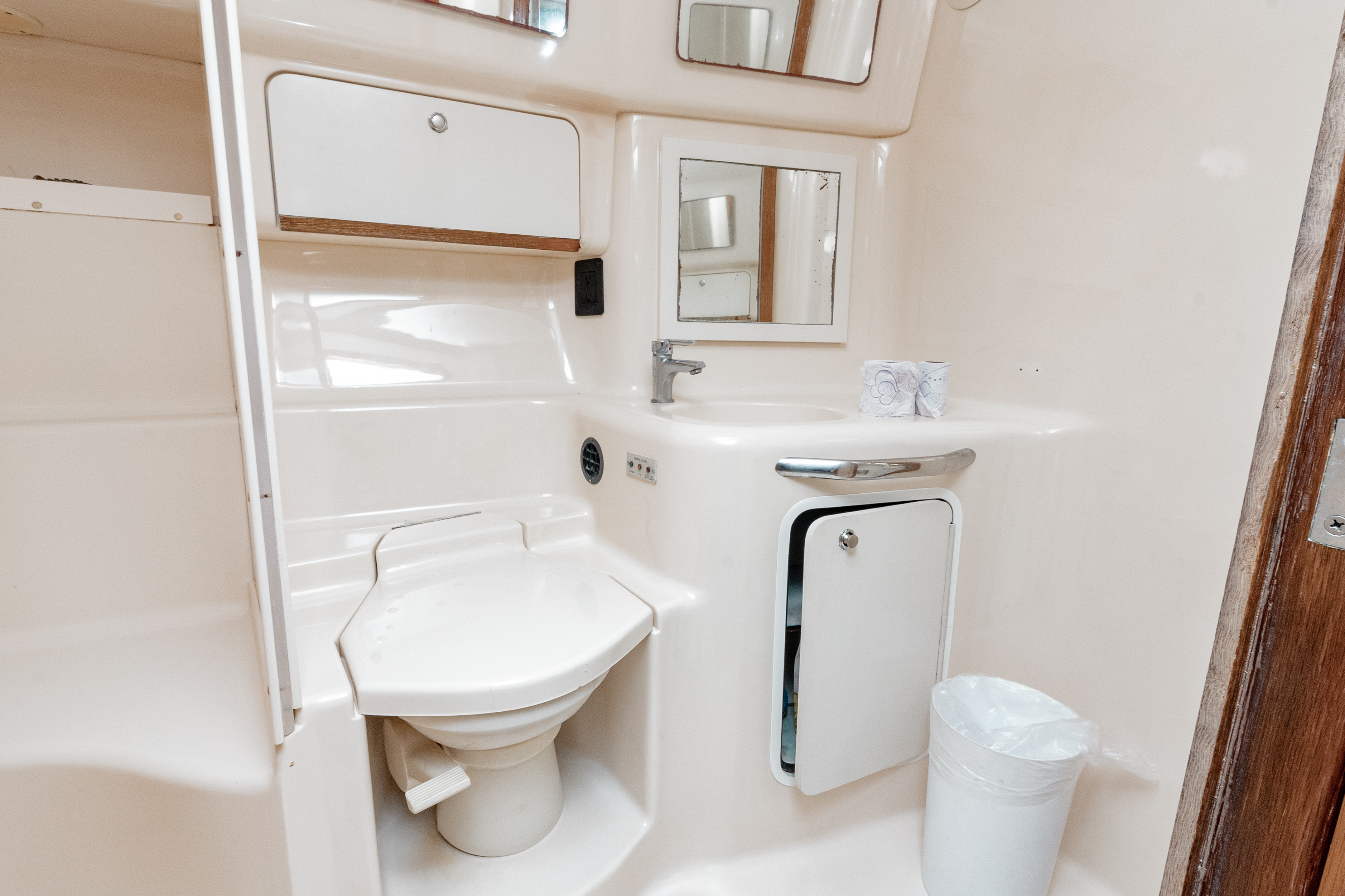 45ft Sea Ray yacht rental Miami - galley kitchen for catered yacht events
