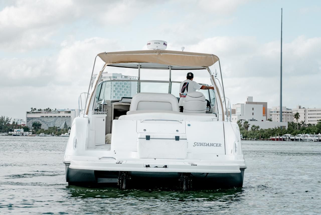 47ft Sea Ray yacht rental Miami - galley kitchen for catered yacht events