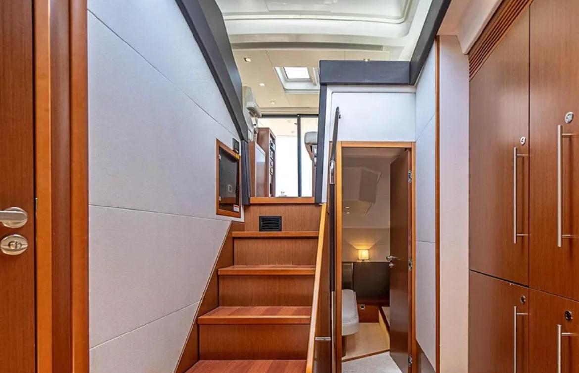 53ft Beneteau yacht rental Miami - comfortable lounge area for group celebrations