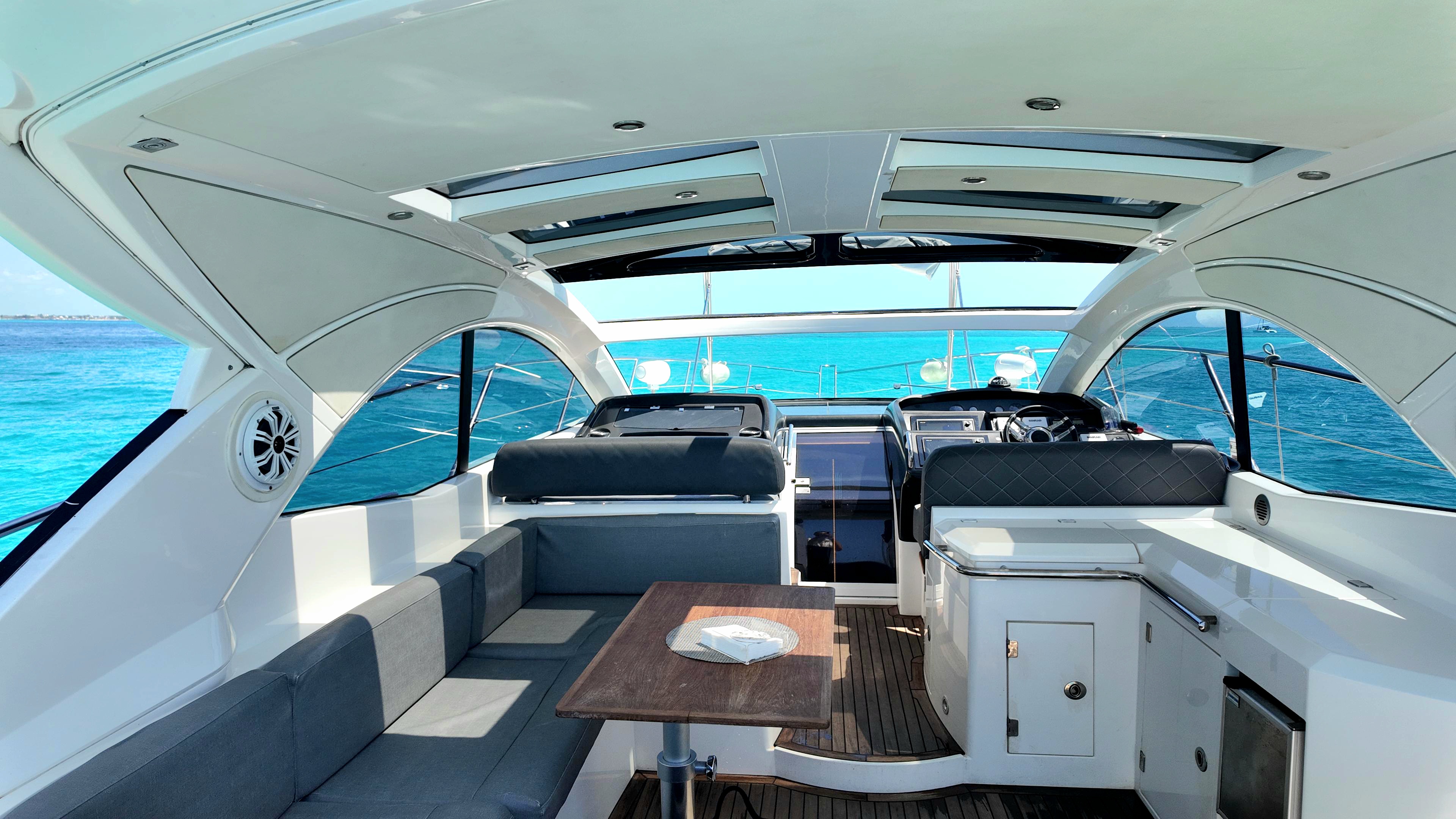 54ft Sunseeker San Remo yacht rental Miami - premium amenities and entertainment system
