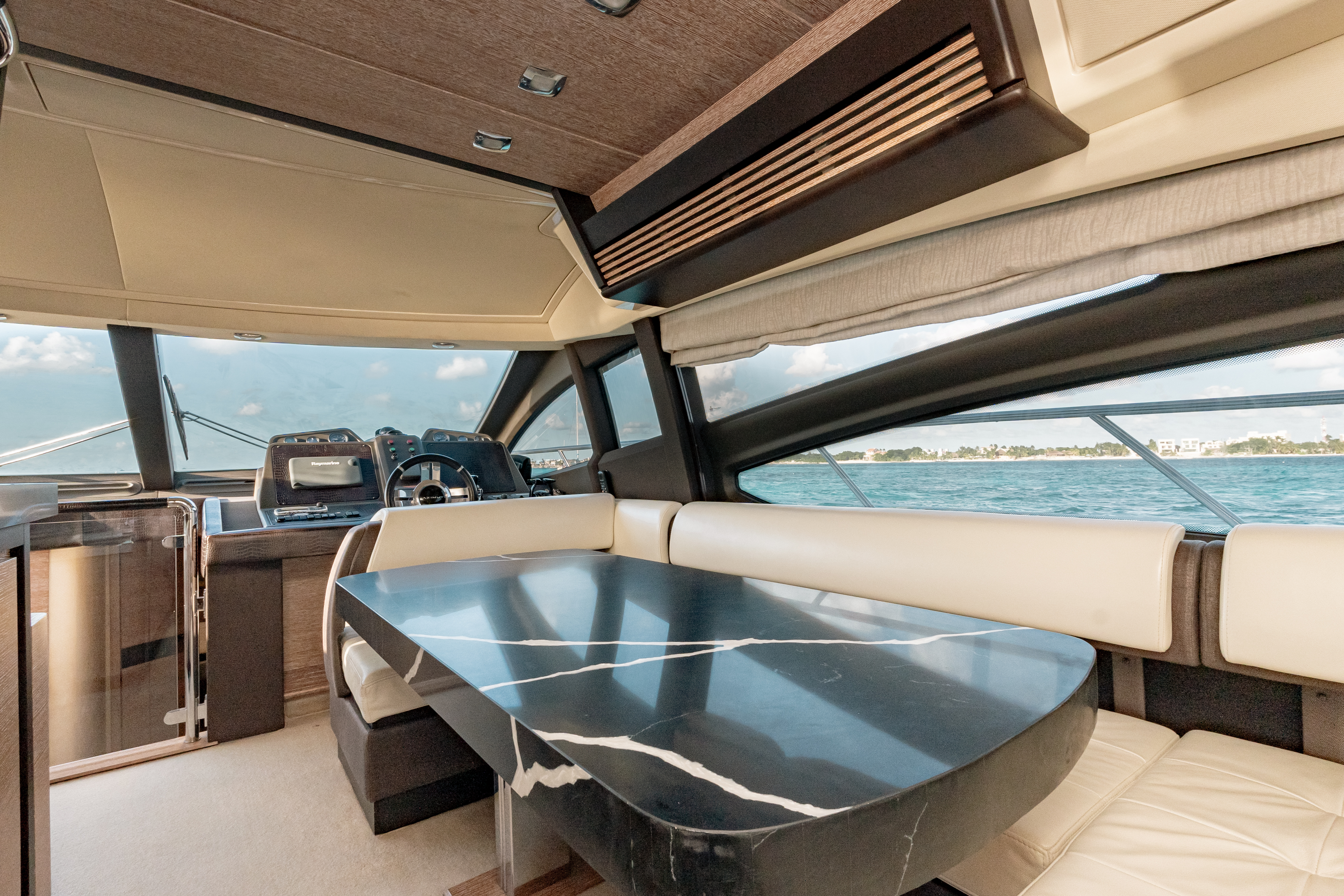 65ft Azimut yacht rental Miami - premium amenities and entertainment system