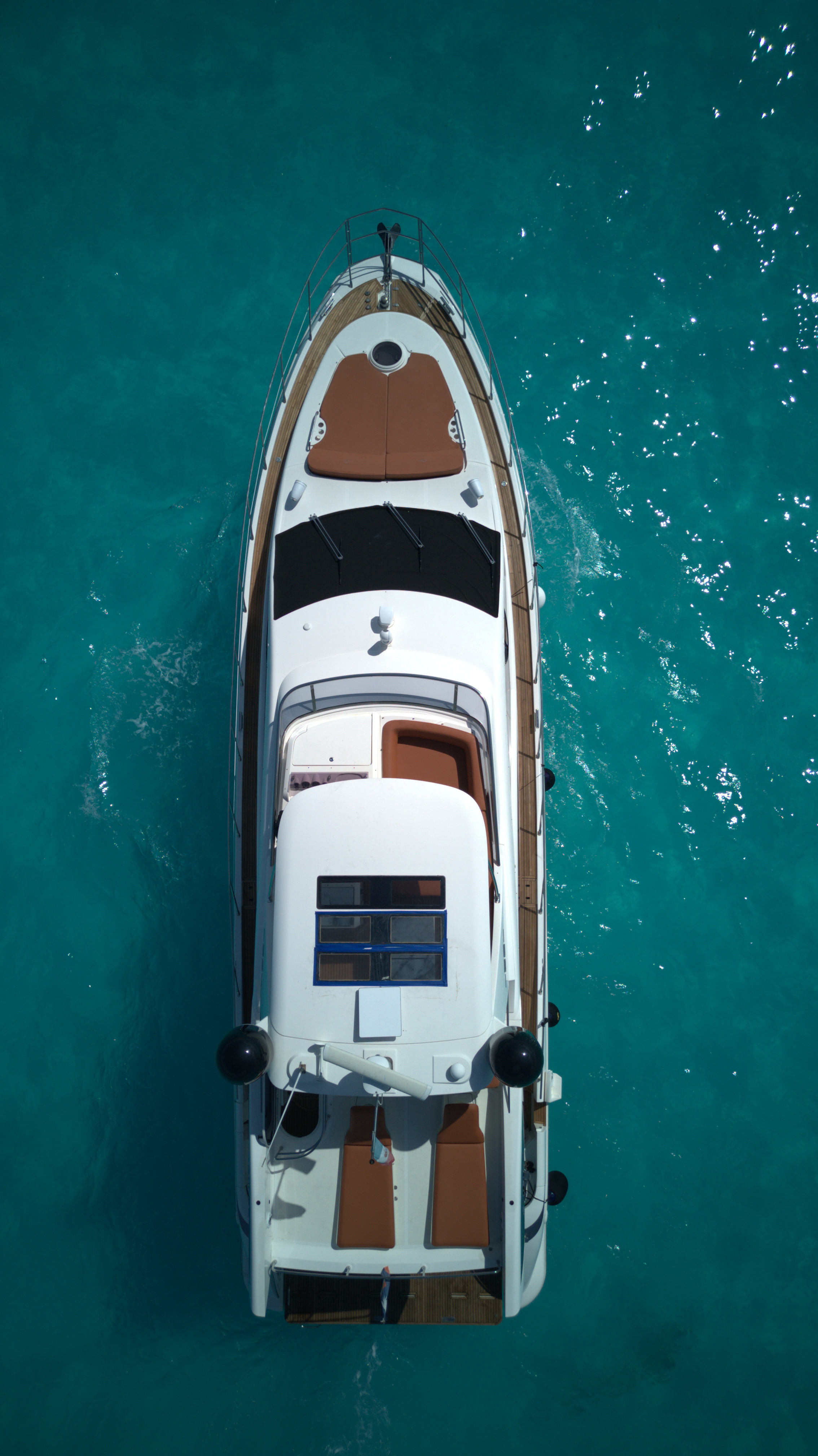 58ft Azimut yacht rental Miami - spacious deck area ideal for sunset cruises and bachelorette parties