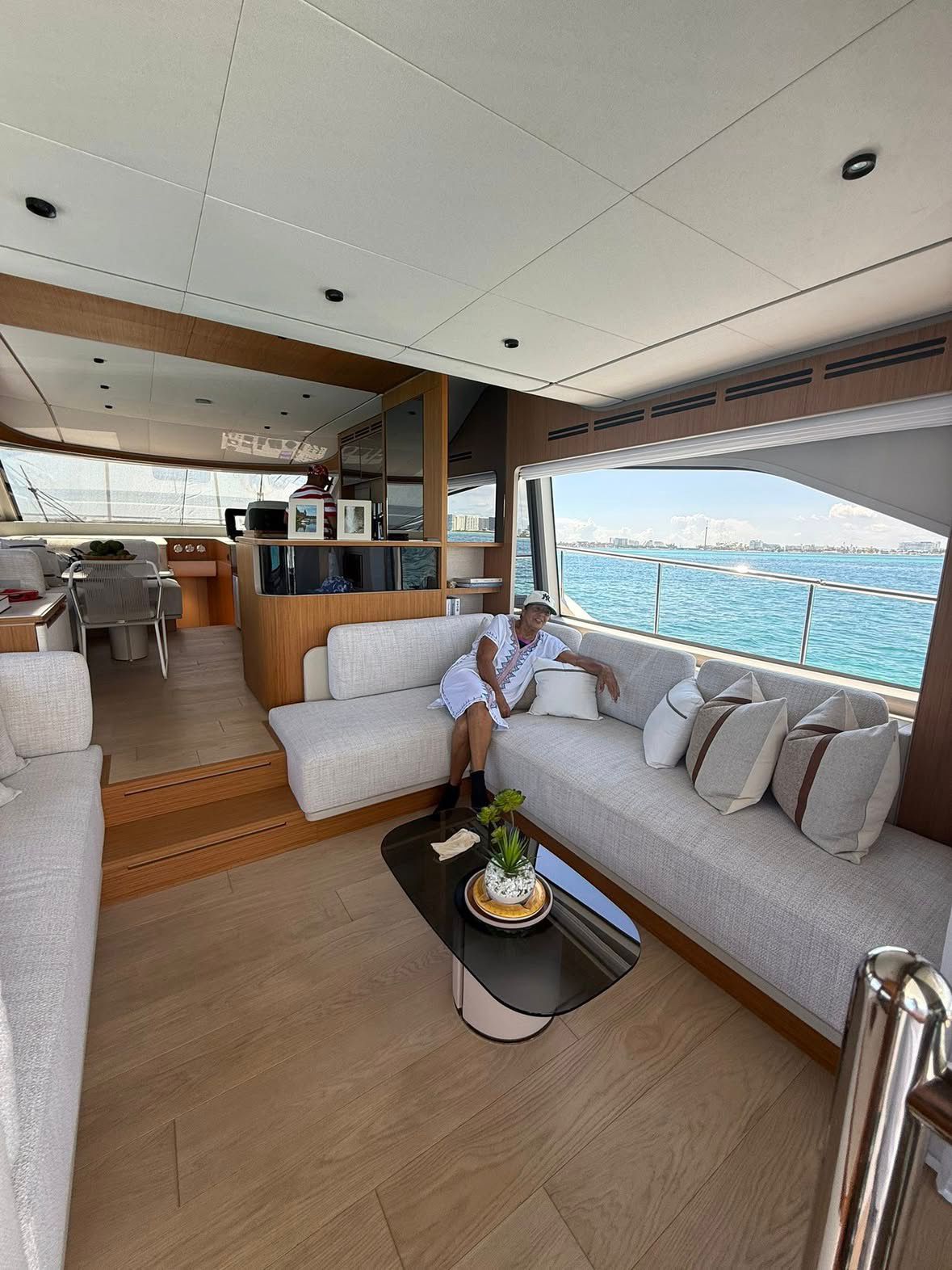 70ft Ferretti yacht rental Miami - water toys and recreational equipment