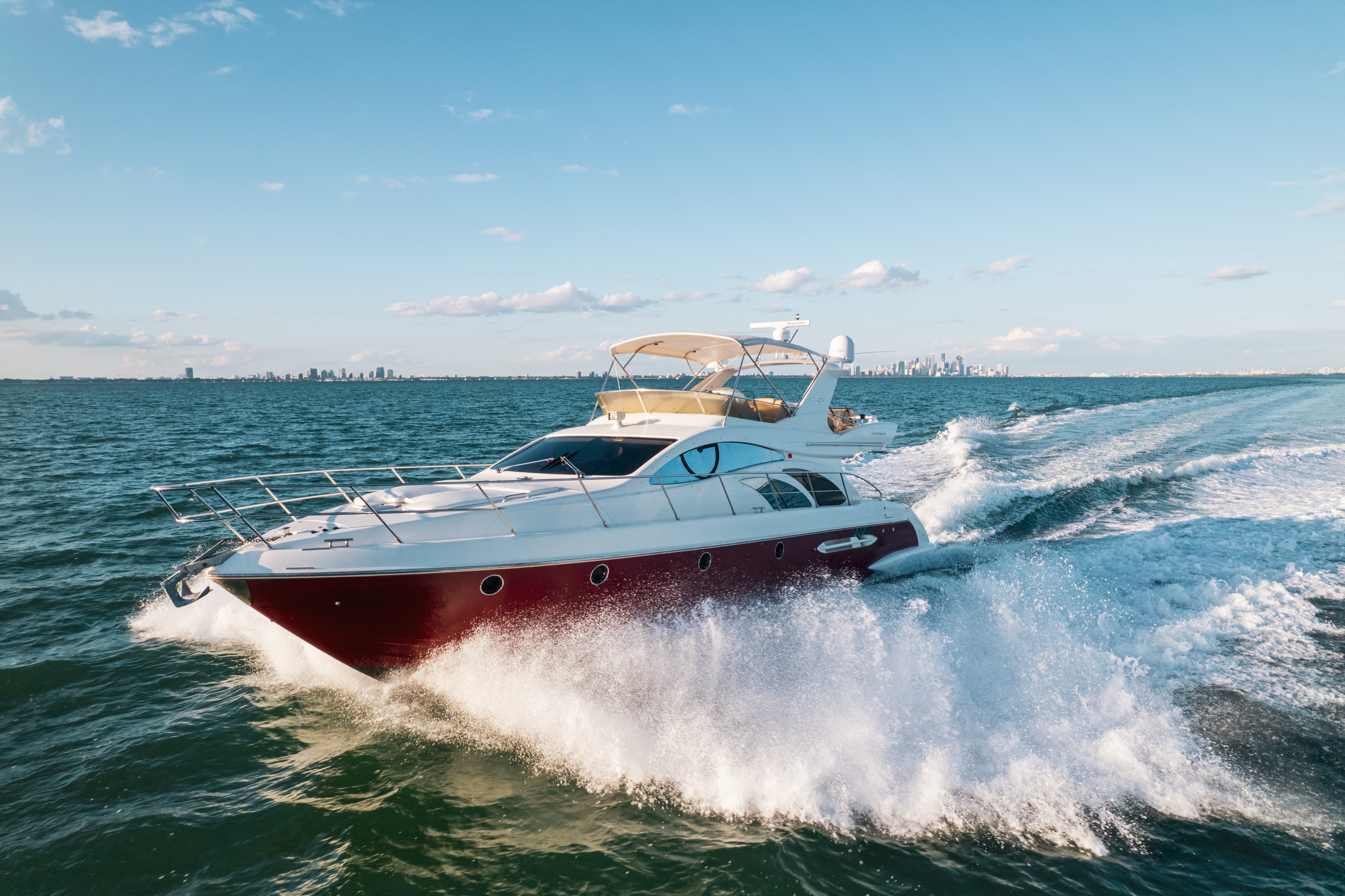 55ft Azimut G yacht rental Miami - premium amenities and entertainment system