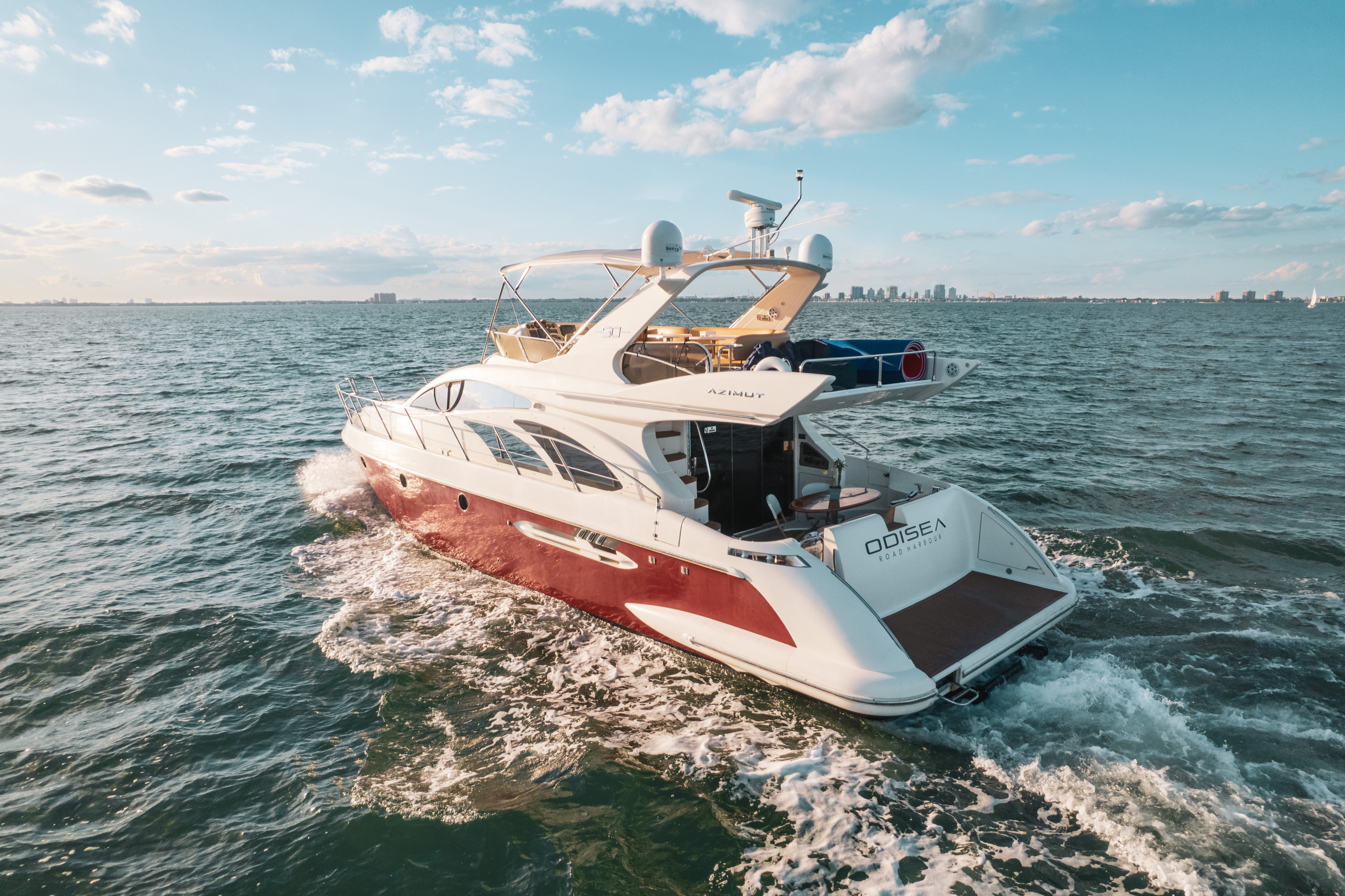55ft Azimut G yacht rental Miami - premium amenities and entertainment system