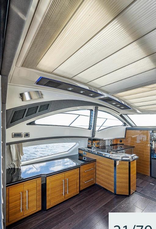42ft Marquis Sport Coupe yacht rental Miami - stern swim platform with water access for snorkeling