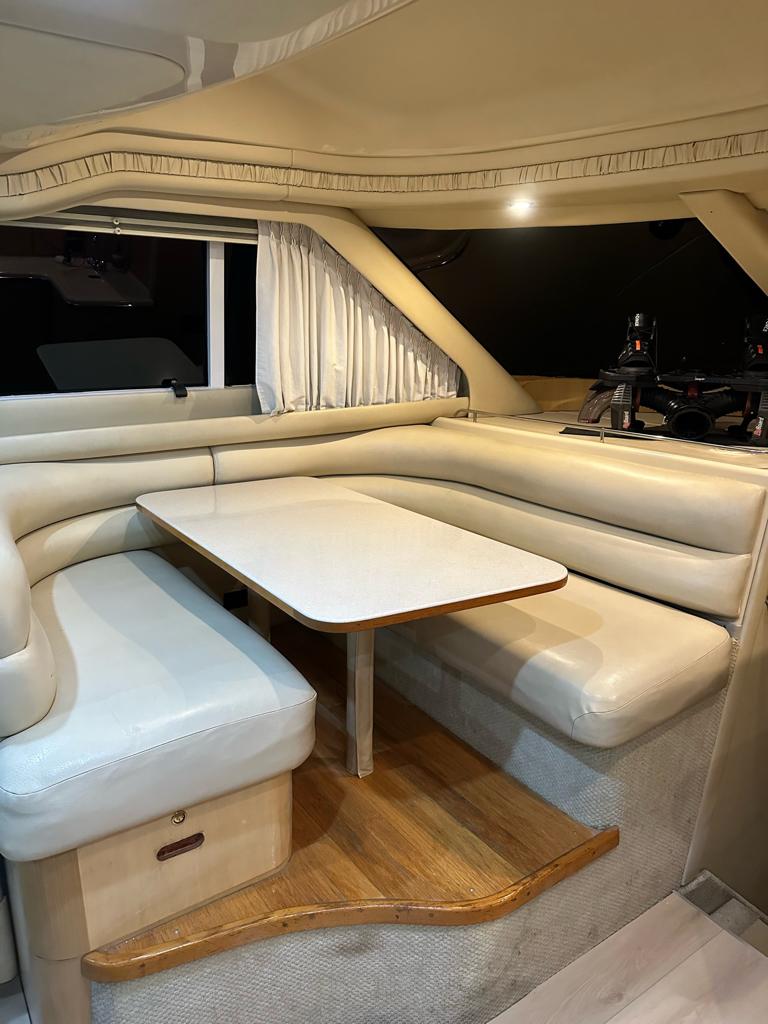 52ft Sea Ray Sedan Bridge yacht rental Miami - navigation bridge and helm station