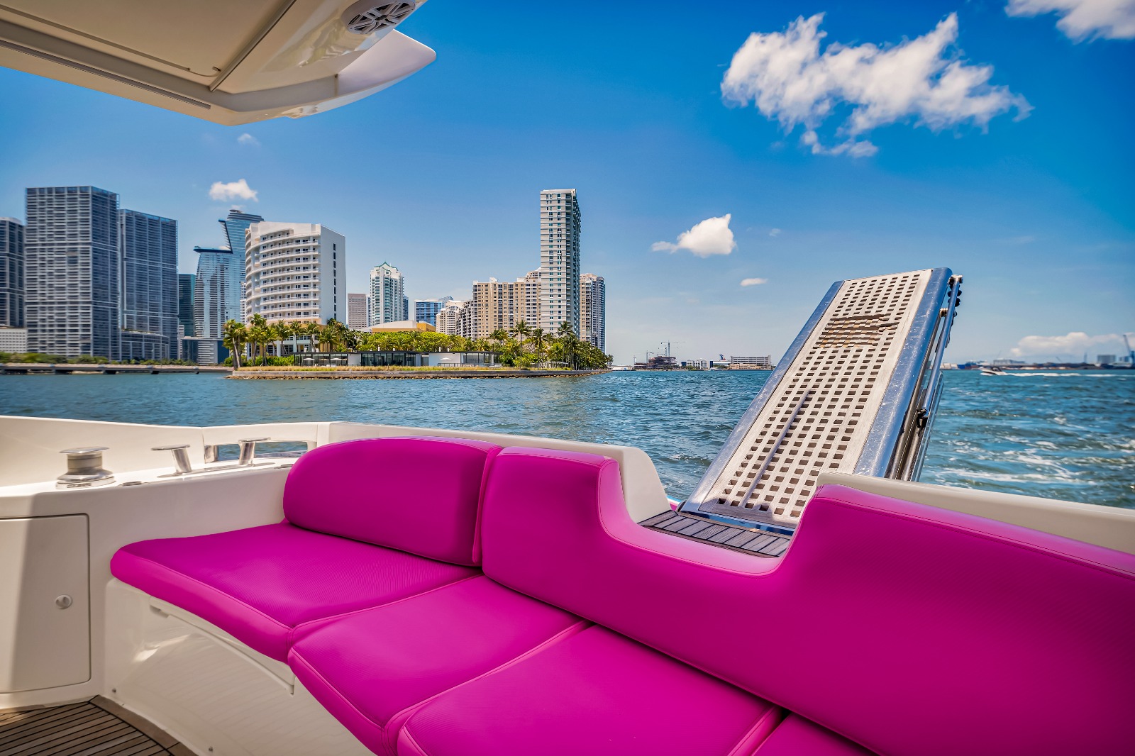 55ft Pink Panther Flybridge yacht rental Miami - water toys and recreational equipment