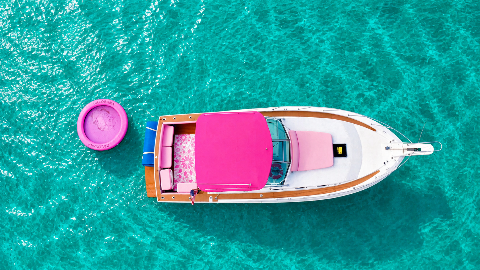 38ft Pink Express Cruiser yacht rental Miami - water toys and recreational equipment