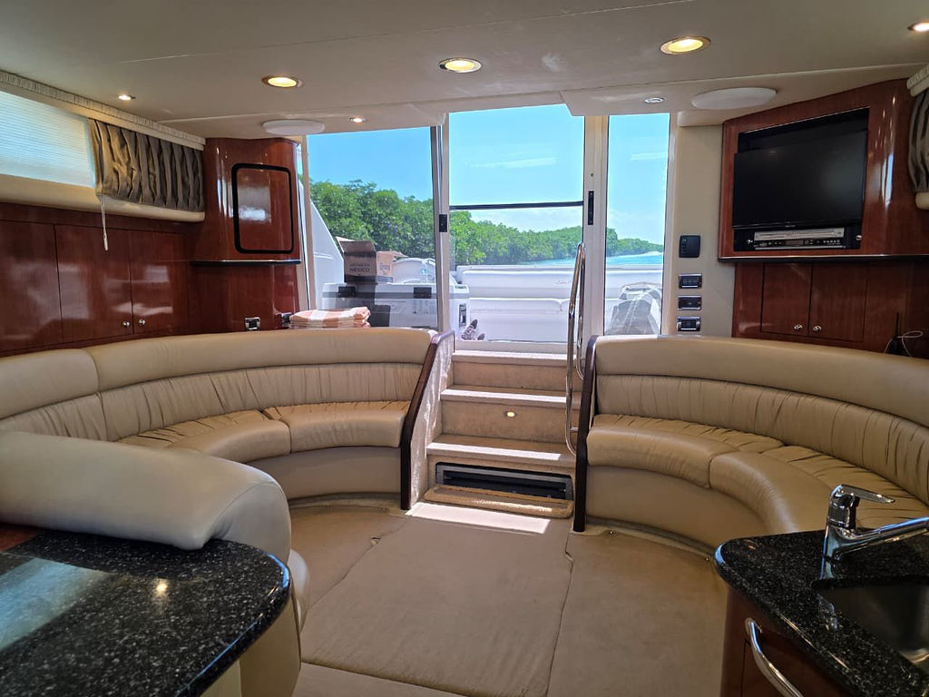 48ft Sea Ray yacht rental Miami - galley kitchen for catered yacht events