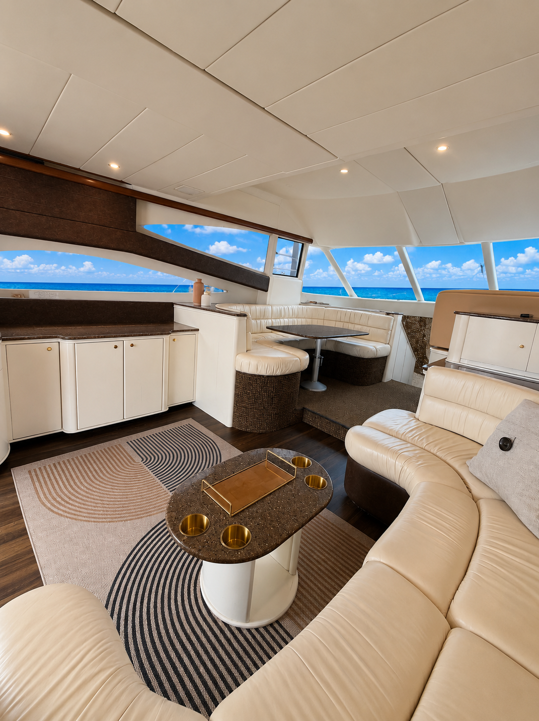 55ft Viking Roma CG yacht rental Miami - premium amenities and entertainment system
