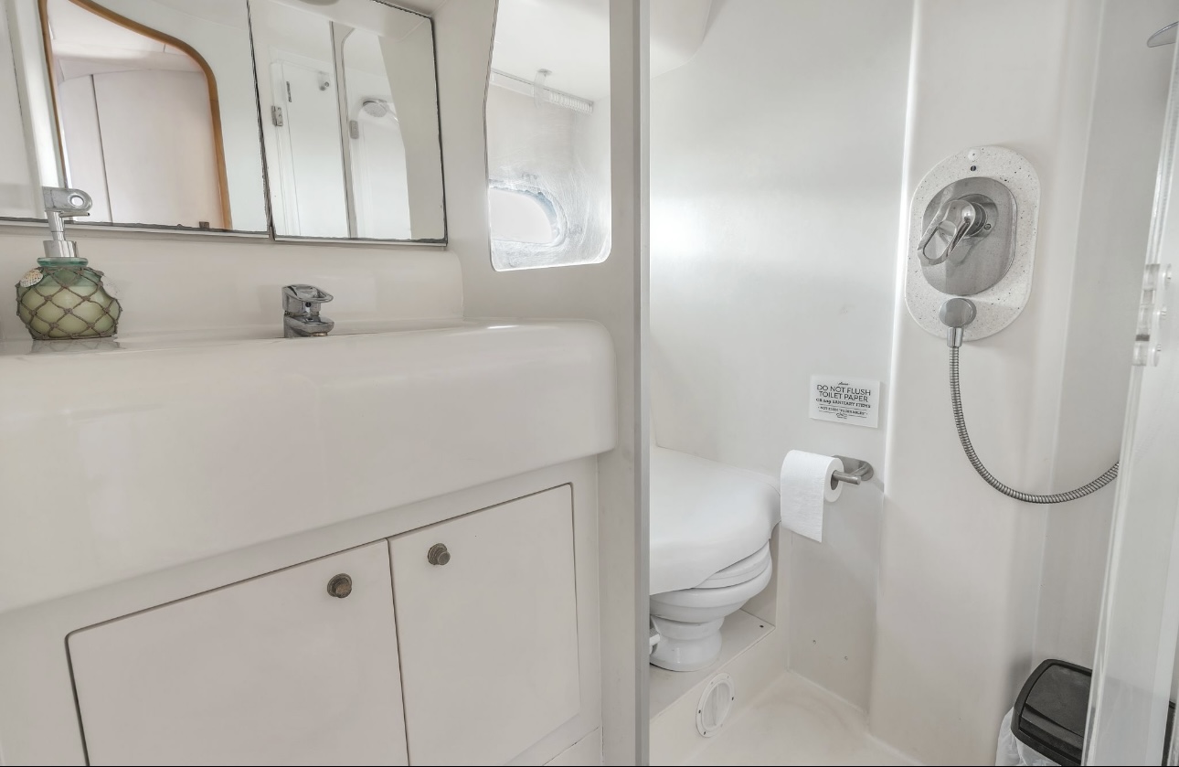 55ft Viking Arki yacht rental Miami - premium amenities and entertainment system
